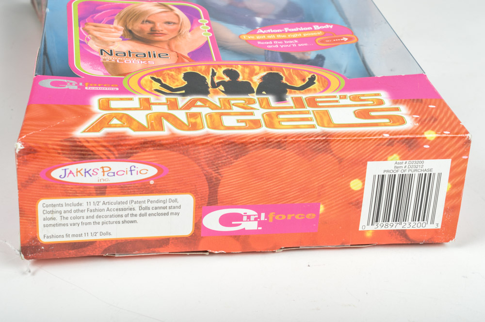 Pair of Collectible Charlie's Angels Dolls with Pamela Anderson "Vallery Irons" Doll