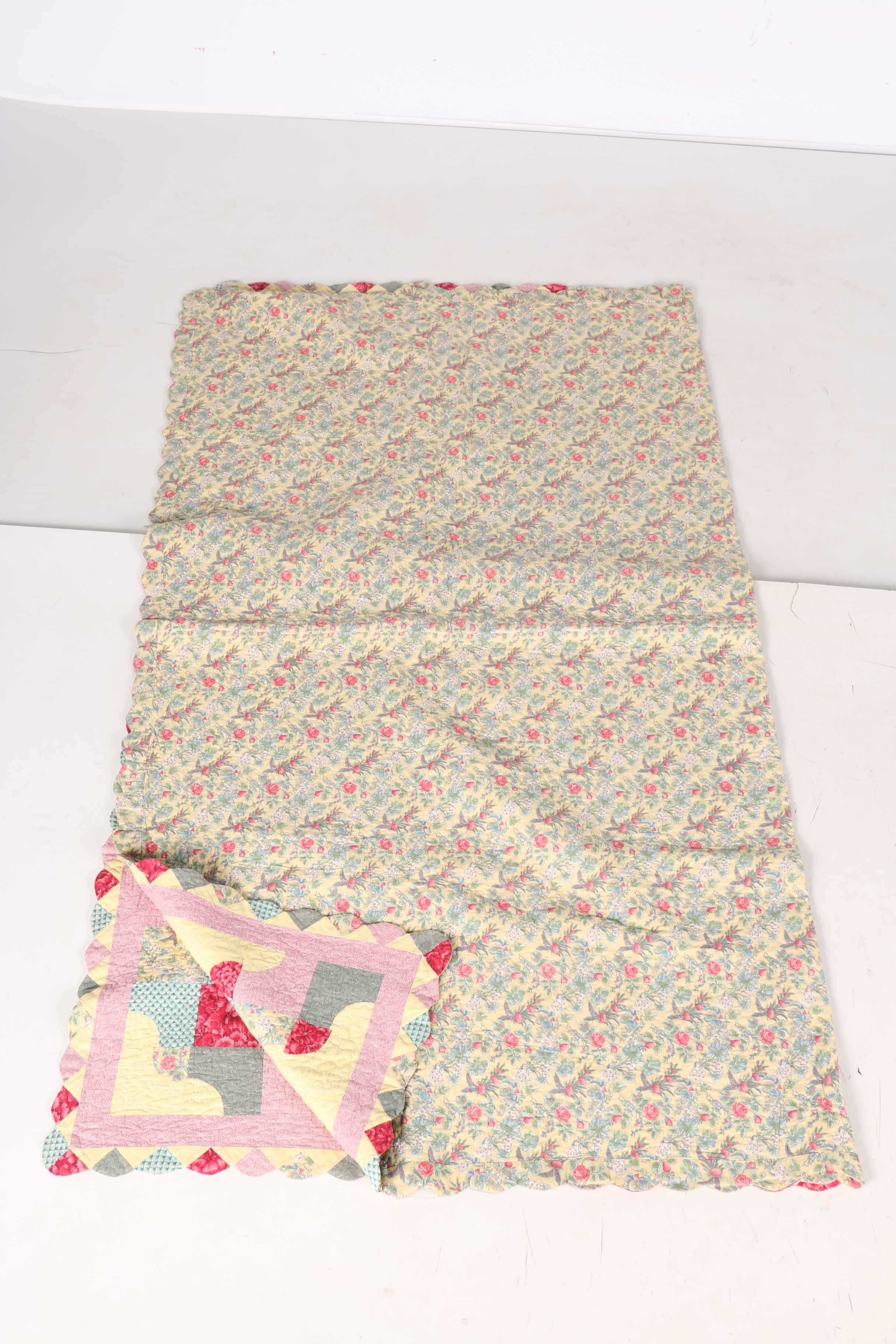 Two Patchwork Quilts