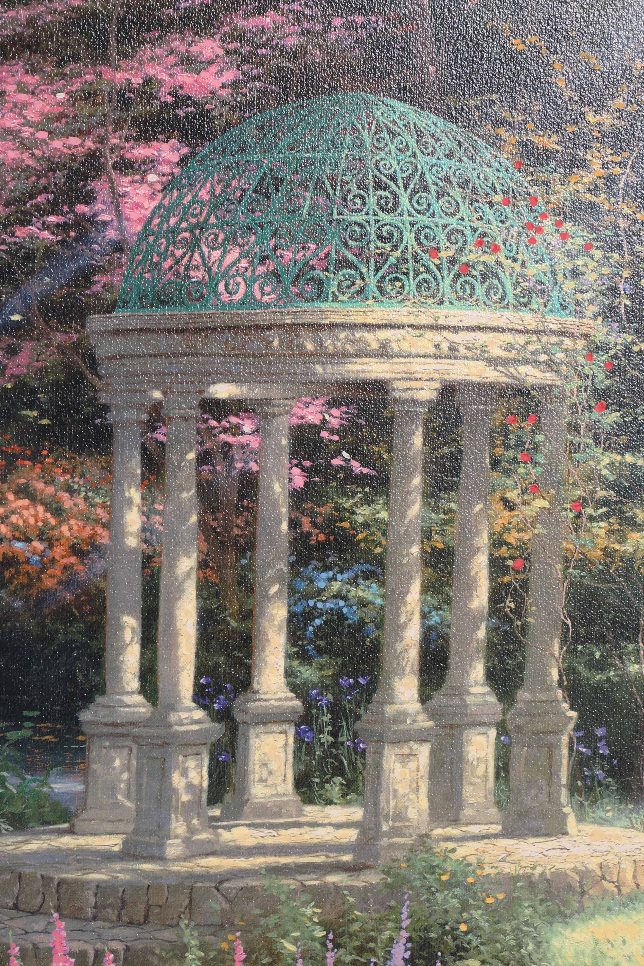 Thomas Kinkade "The Garden of Prayer" Giclee Print of Painting
