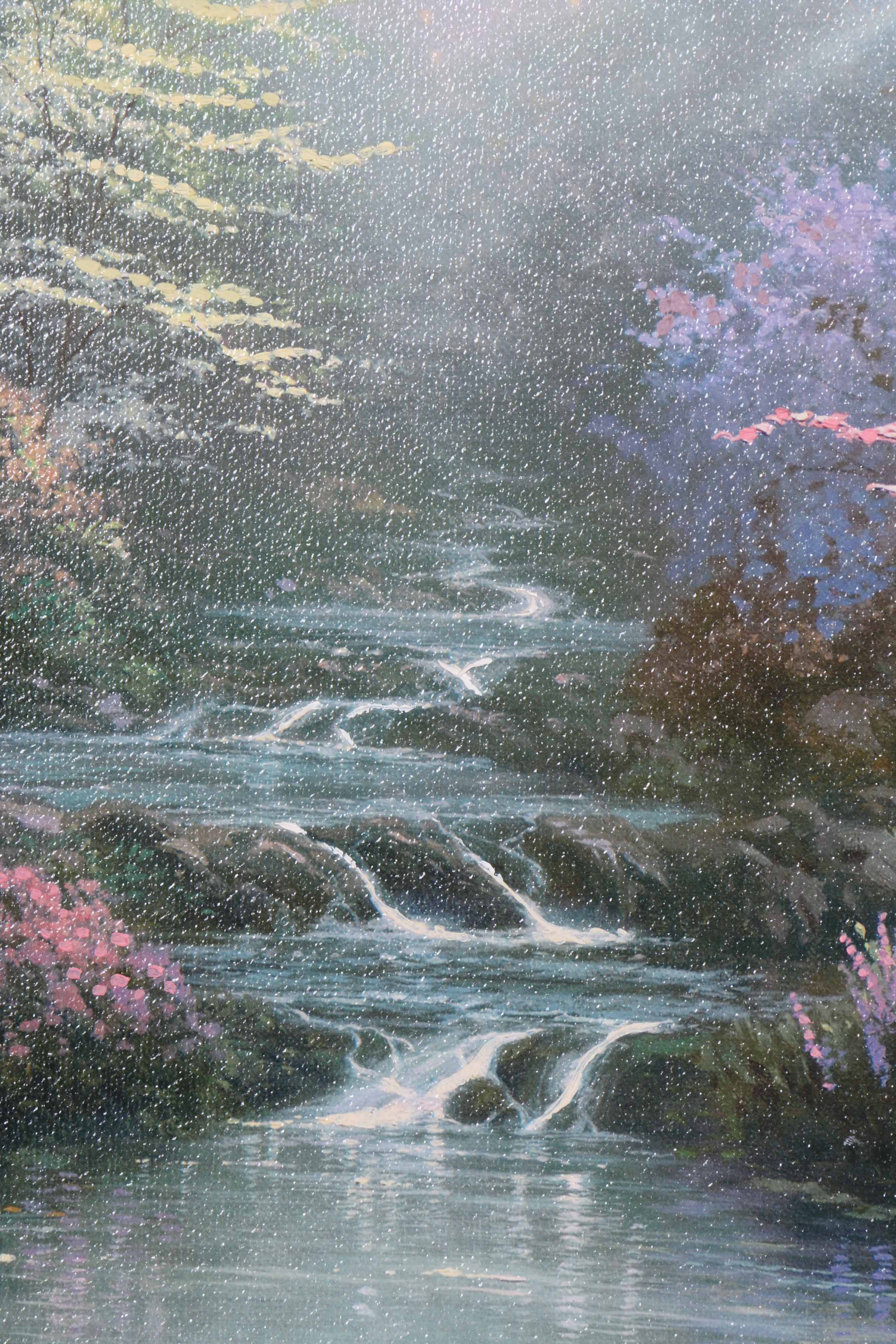 Thomas Kinkade "The Garden of Prayer" Giclee Print of Painting