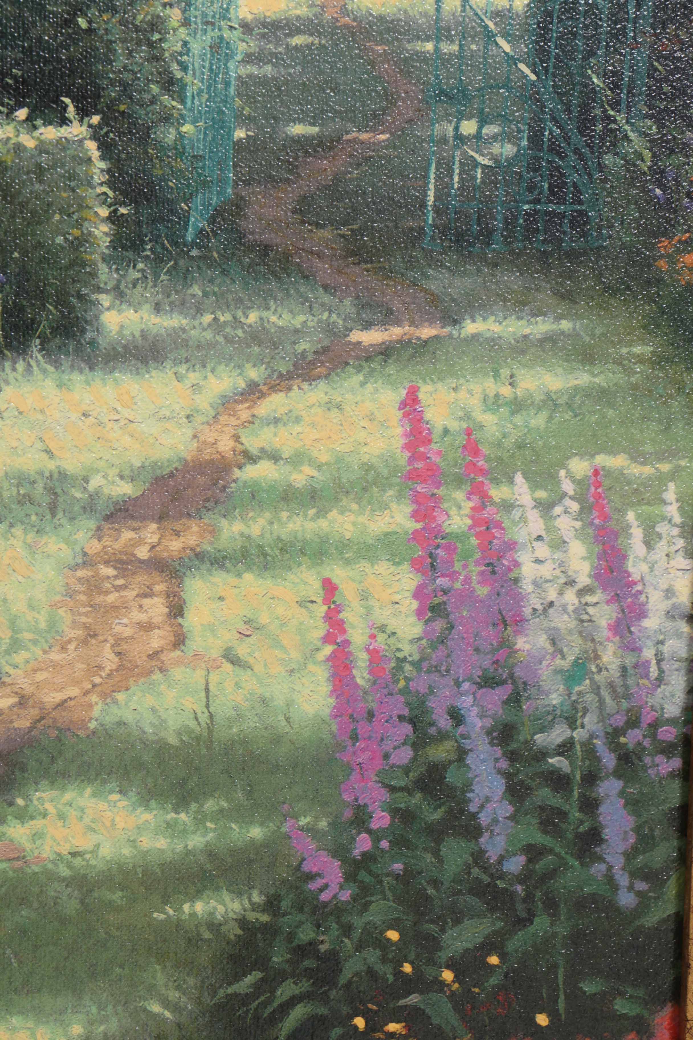 Thomas Kinkade "The Garden of Prayer" Giclee Print of Painting