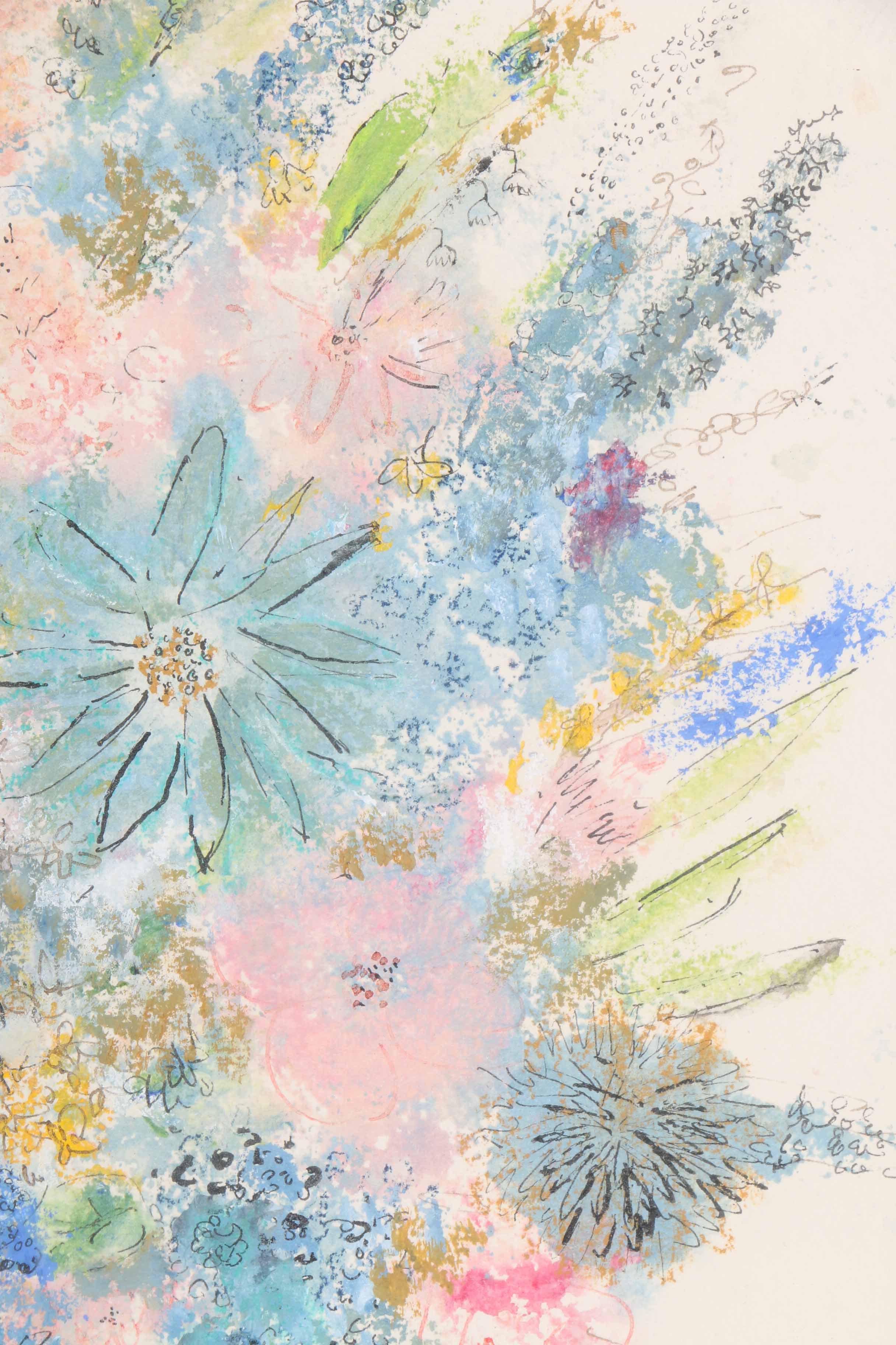 Rosenthal Framed Watercolor Painting Still Life