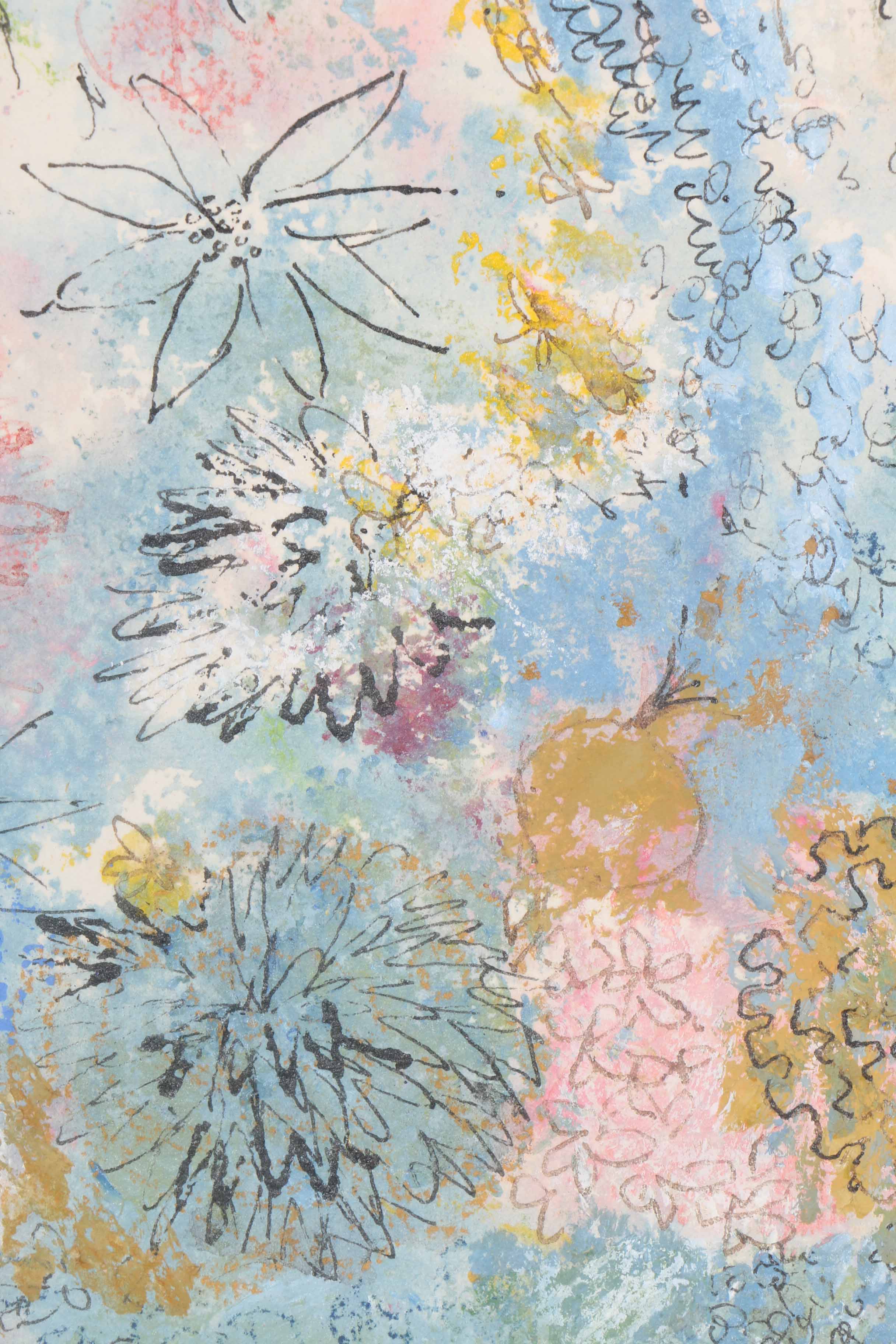 Rosenthal Framed Watercolor Painting Still Life