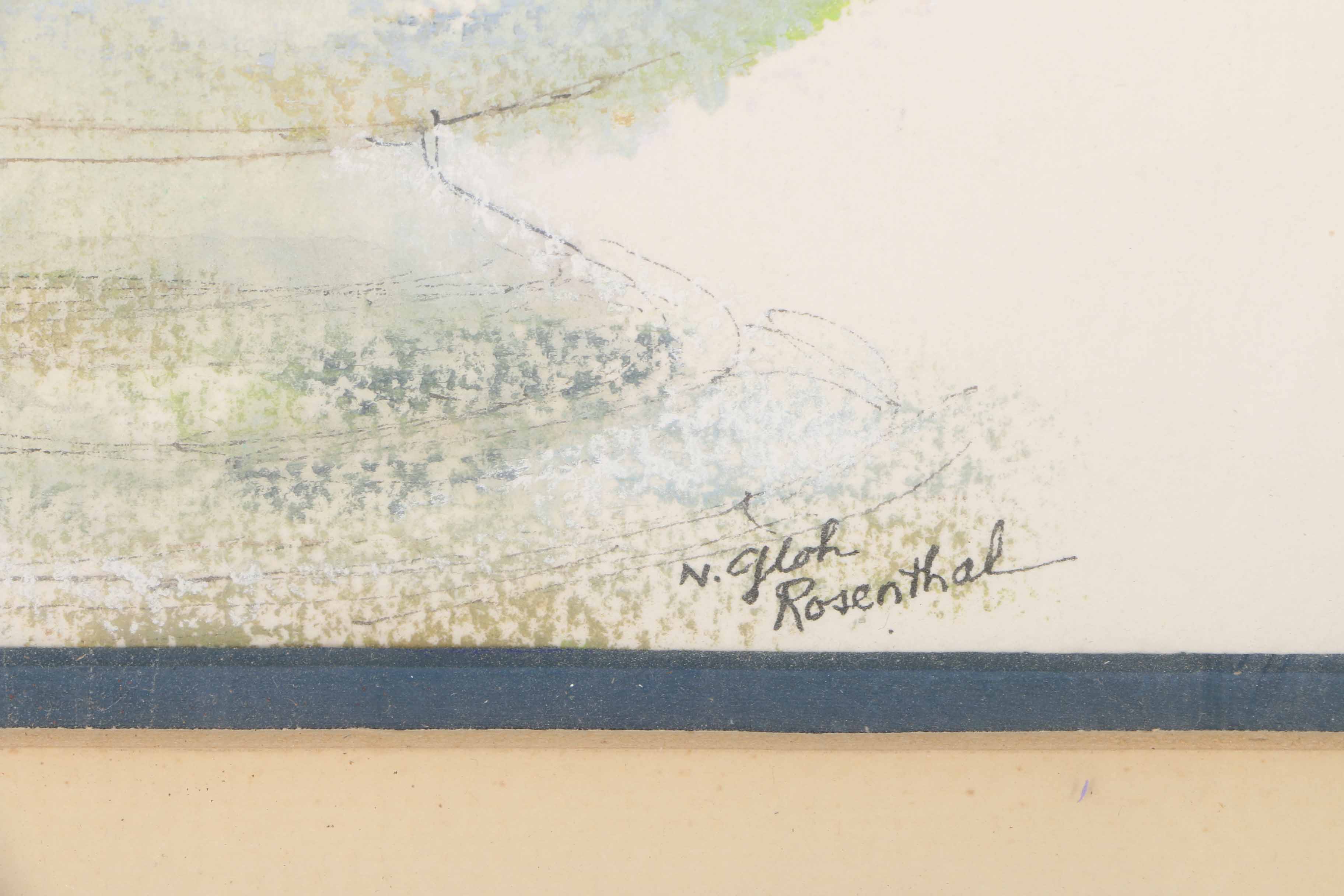 Rosenthal Framed Watercolor Painting Still Life