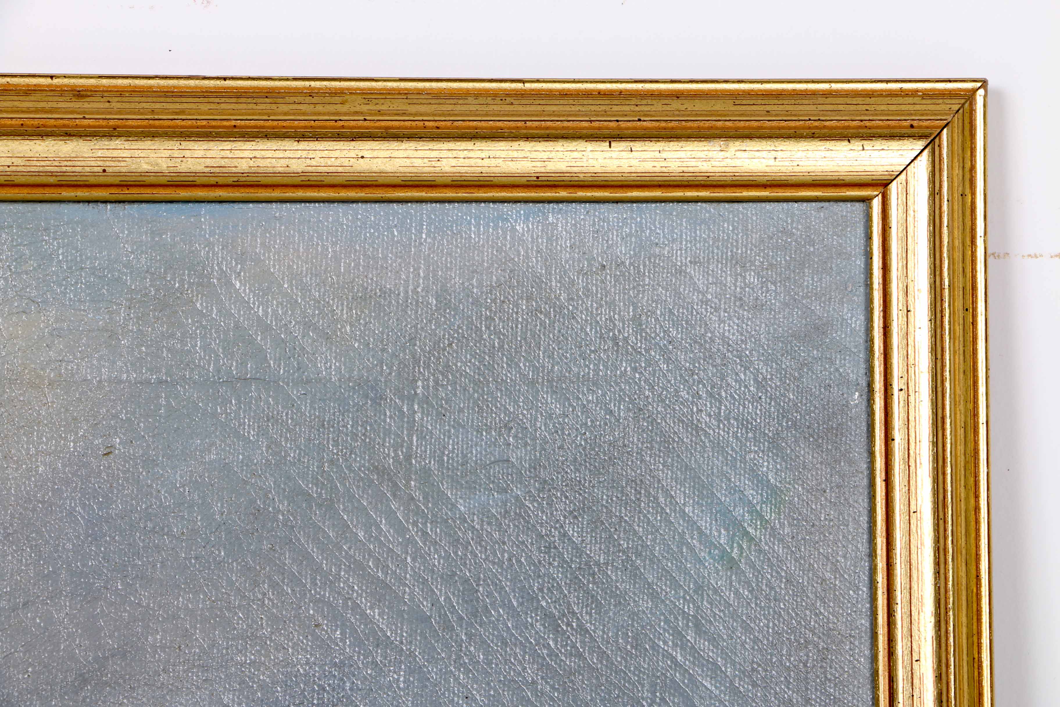 Hasselbar Framed Oil Painting on Canvas "Maine Coast"