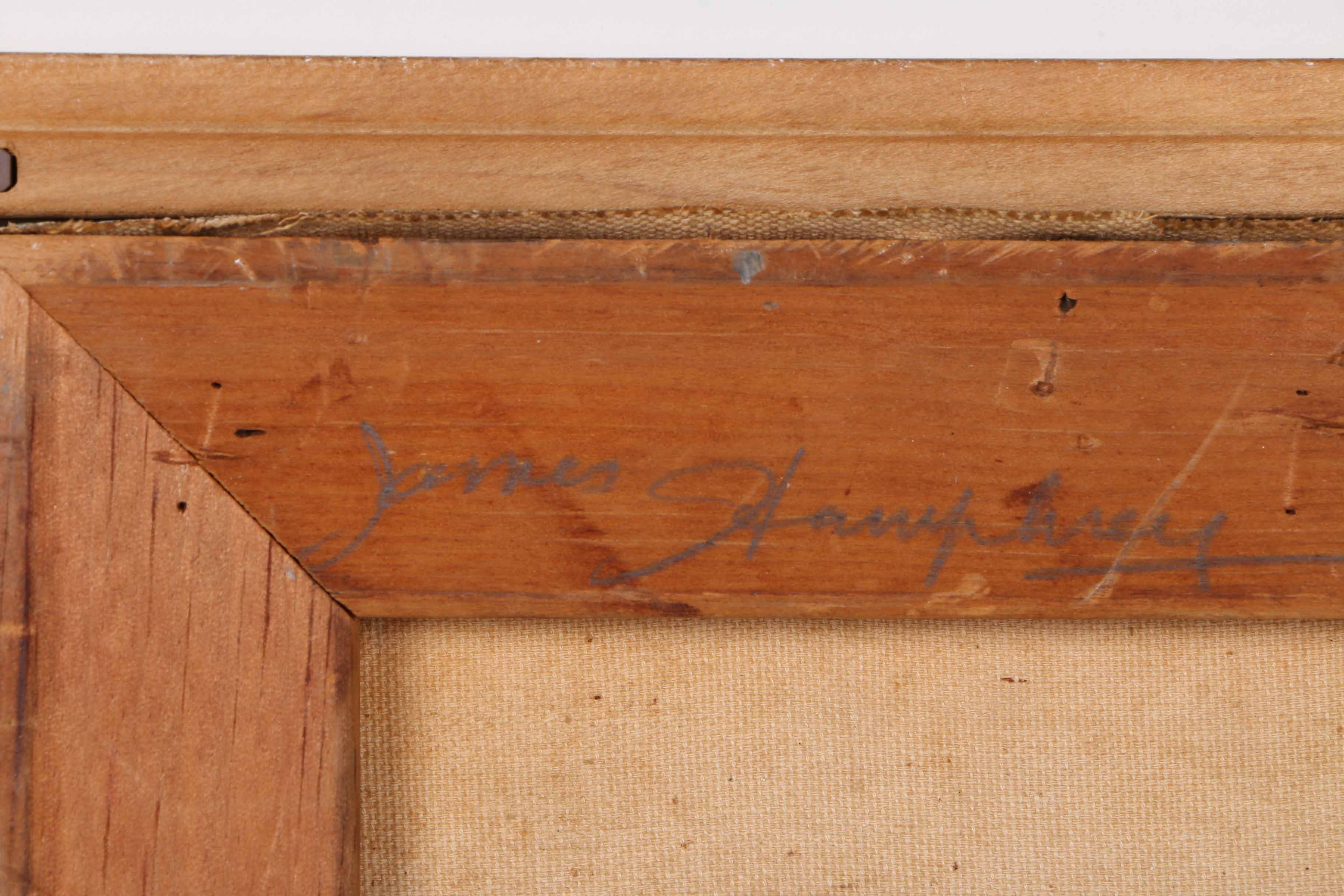 Hasselbar Framed Oil Painting on Canvas "Maine Coast"