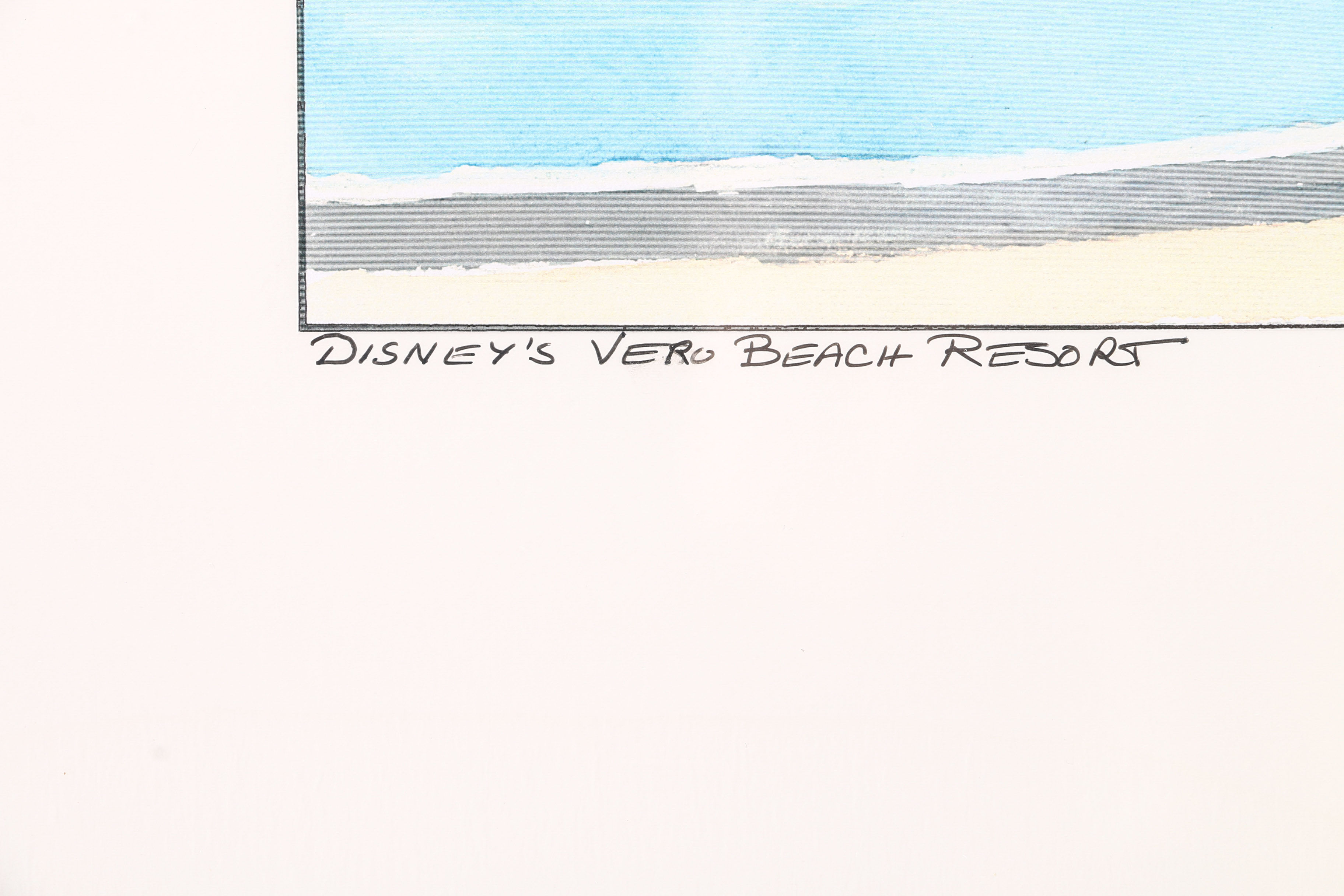 Pair of Alexandria Skordas 1999 and 2000 Offset Lithographs after "Disney's Vero Beach Resort"