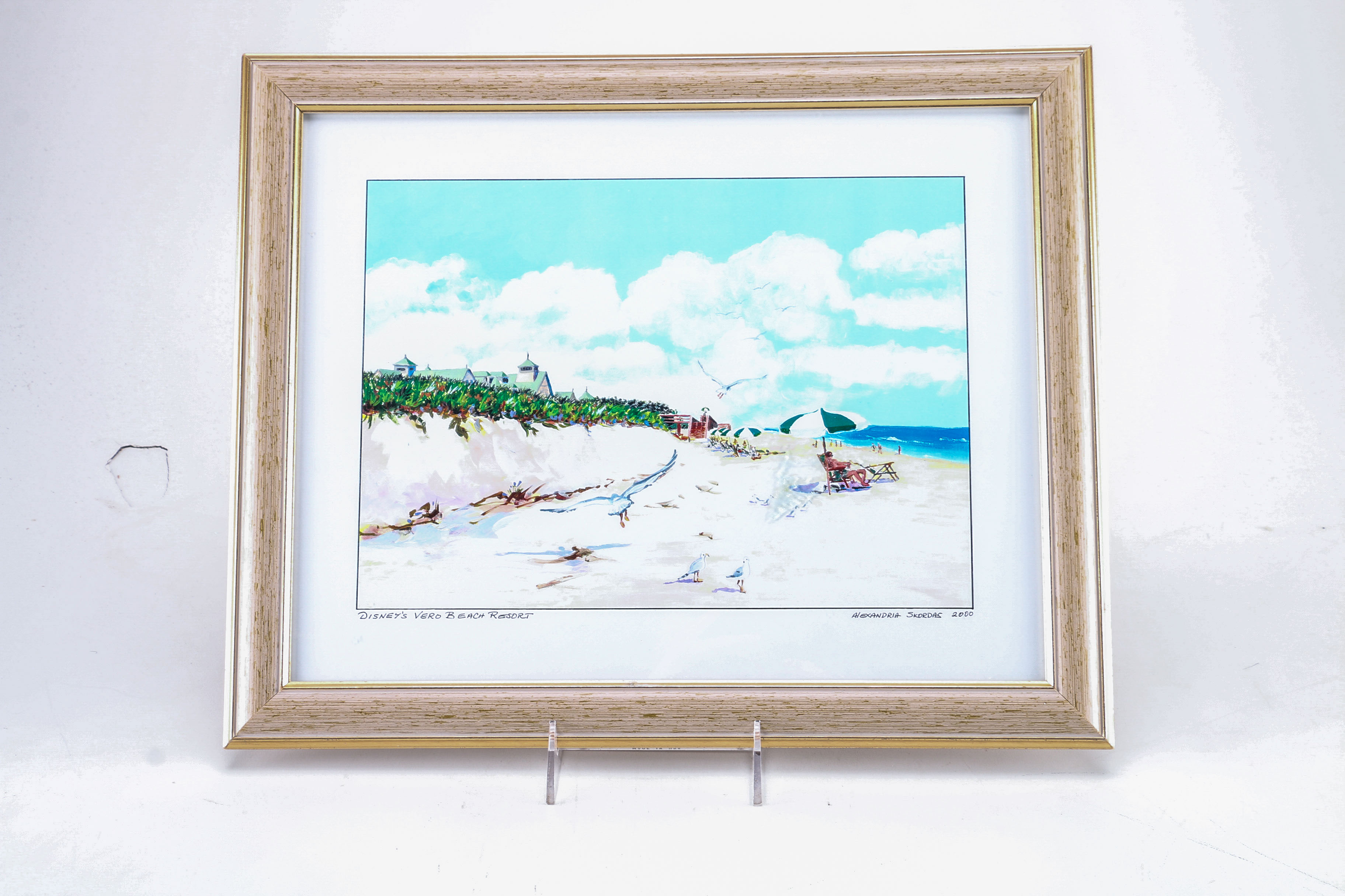 Pair of Alexandria Skordas 1999 and 2000 Offset Lithographs after "Disney's Vero Beach Resort"