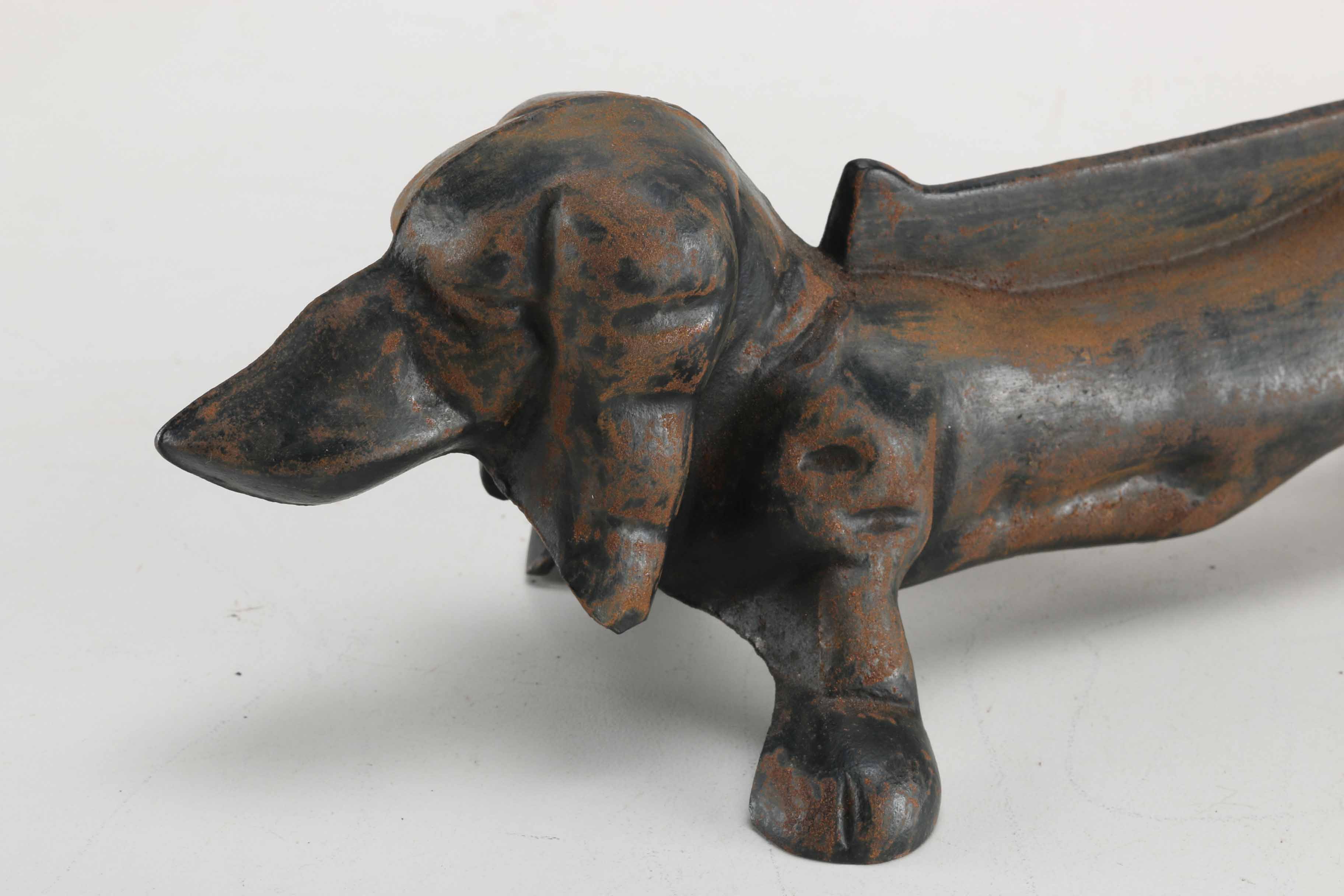 Cast Iron Dachshund Boot Scraper