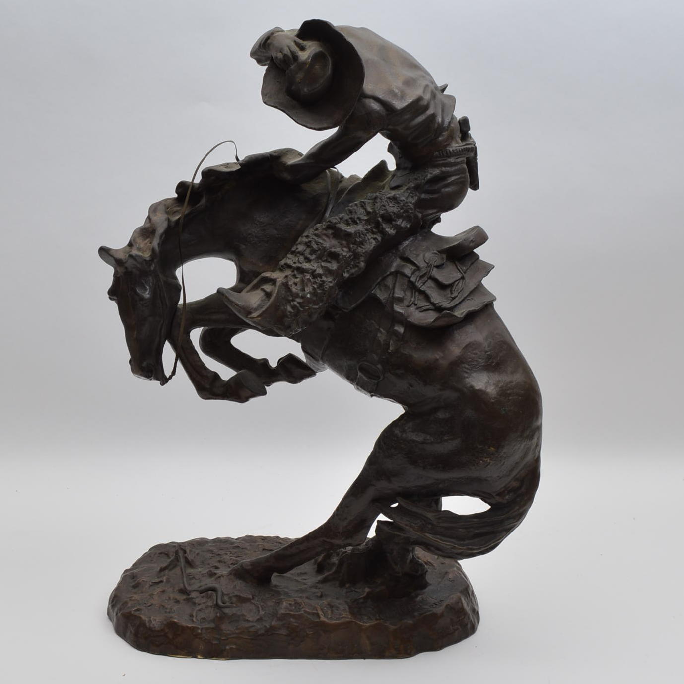Bronze Cowboy Statue