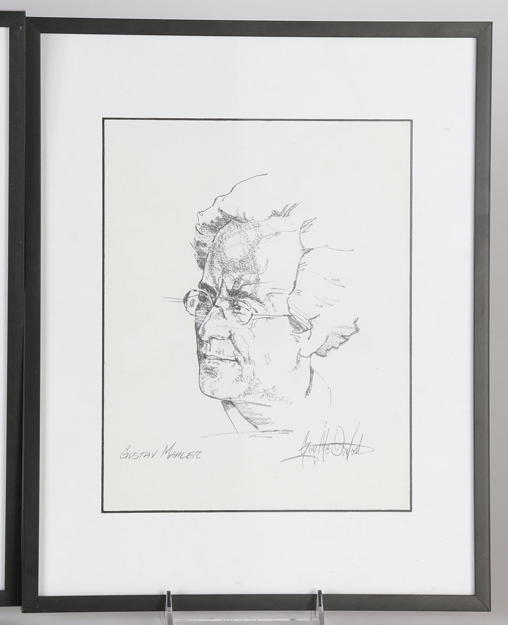 Collection of Lithographs of Famous Composers