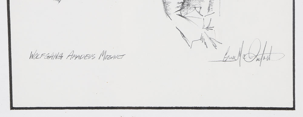 Collection of Lithographs of Famous Composers