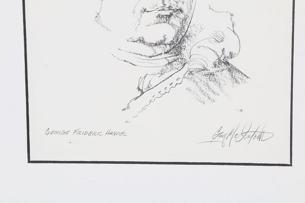 Collection of Lithographs of Famous Composers