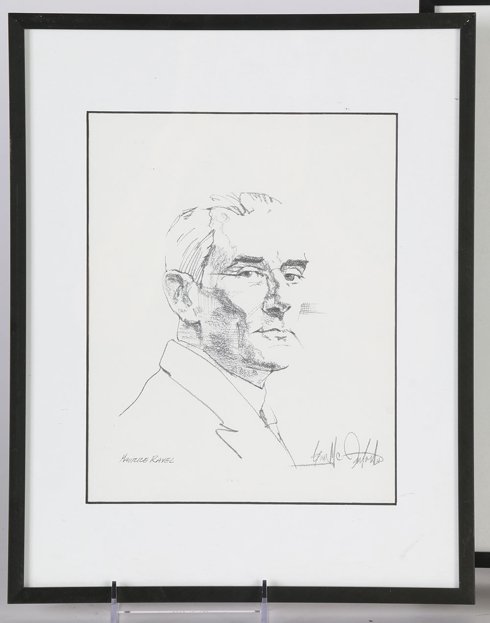 Offset Lithograph of Graphite Portrait Drawings