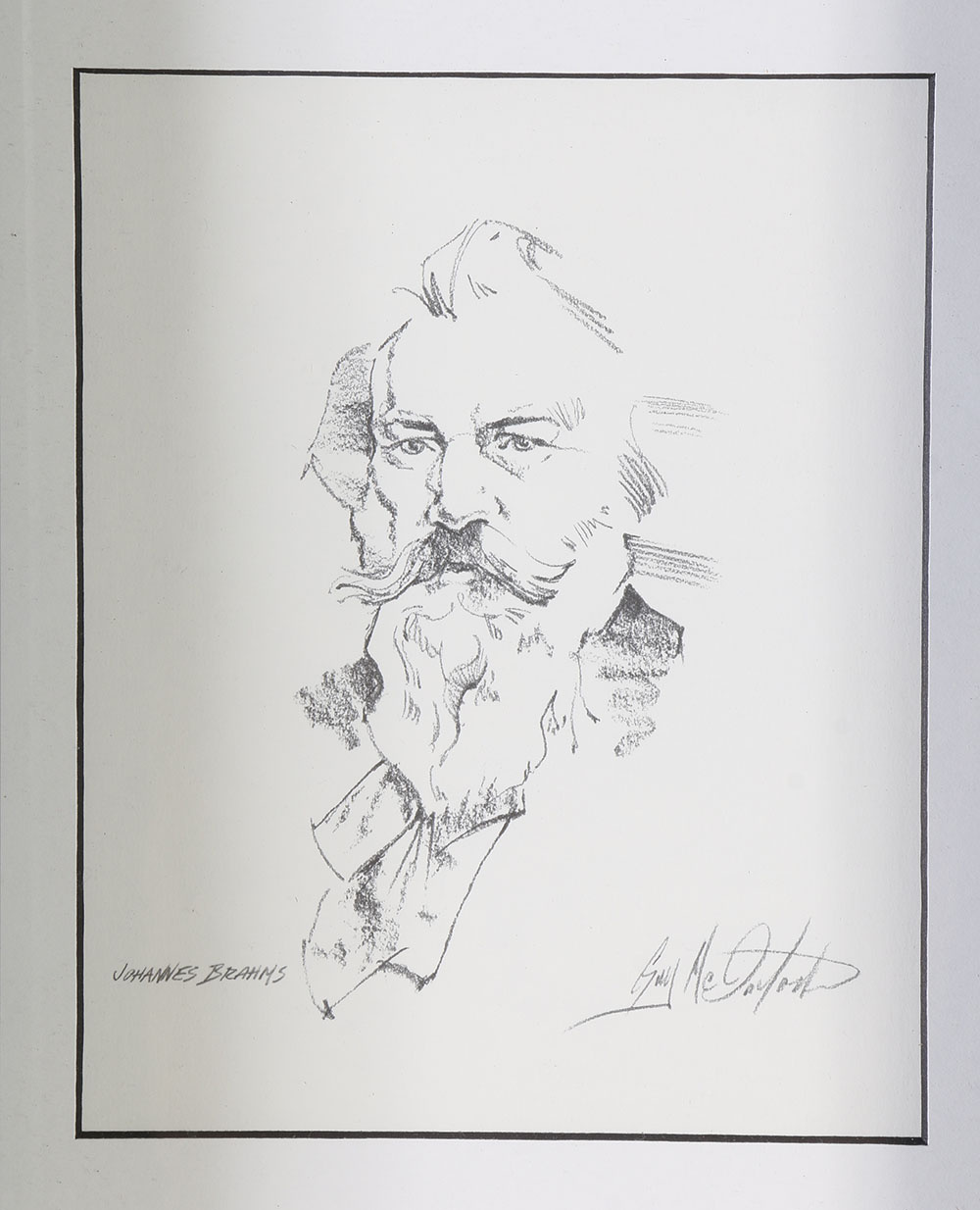 Offset Lithograph of Graphite Portrait Drawings