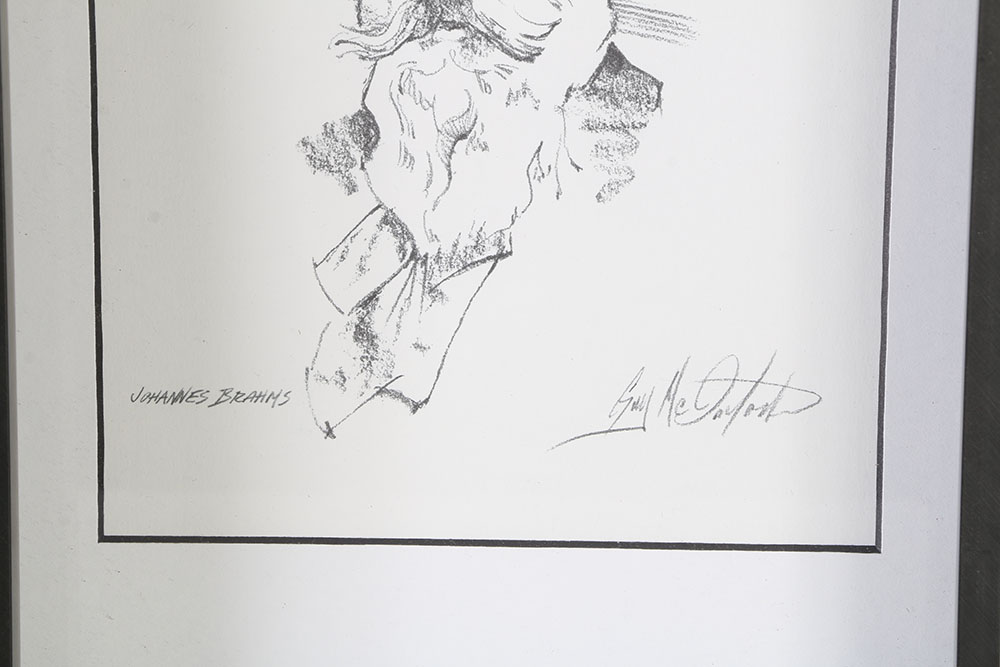 Offset Lithograph of Graphite Portrait Drawings