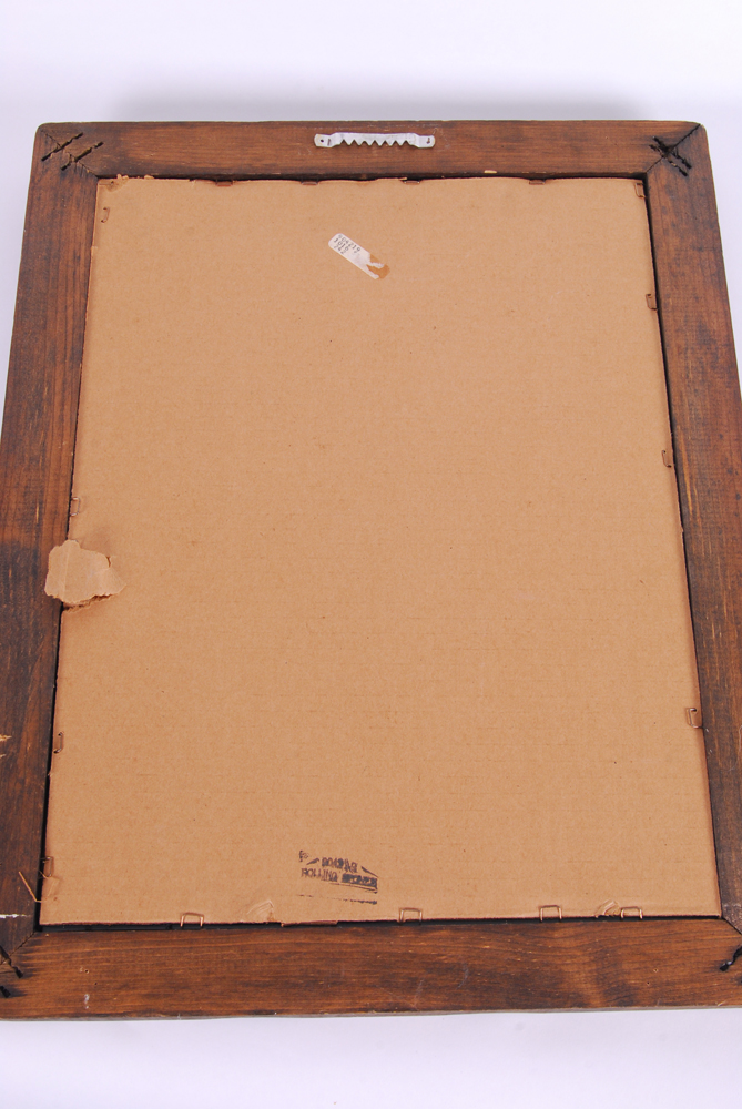 Vintage Rolling Stones Framed Glass Wall Art