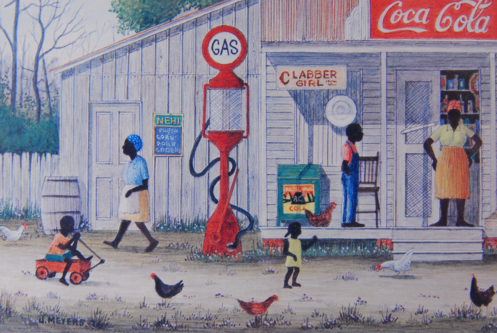 Signed And Numbered Print "Country Store" After Jack Meyers