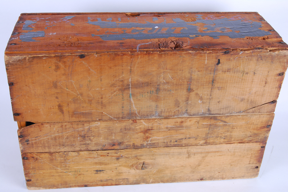 Vintage Baltimore, MD Wooden Biscuit Box