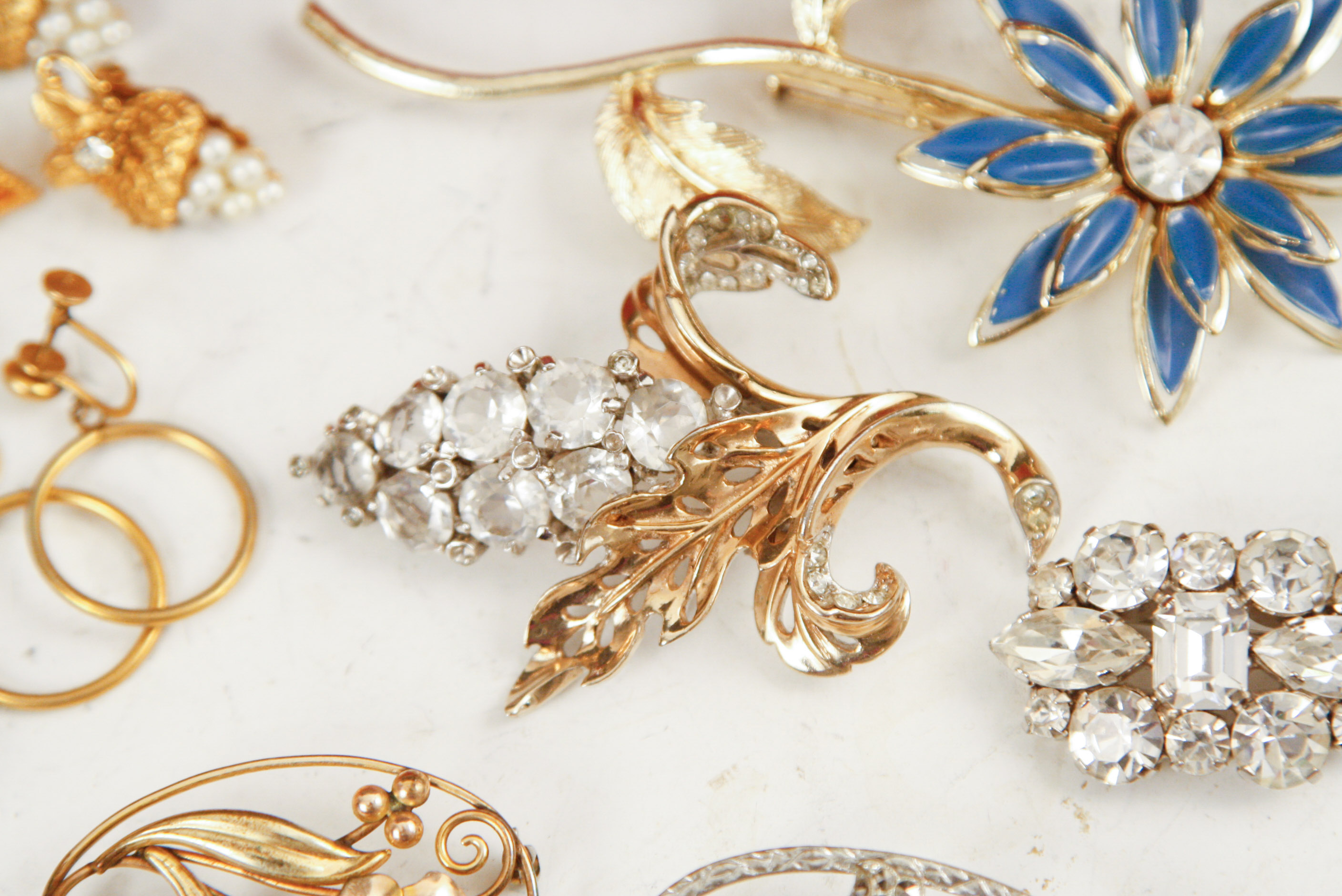 Vintage Costume Jewelry Inc. Crown Trifari, Lisner and Kramer