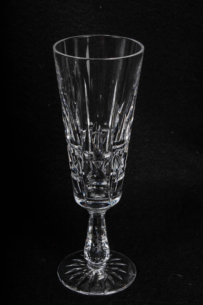 Waterford Crystal "Kylemore" Fluted Champagne Glasses