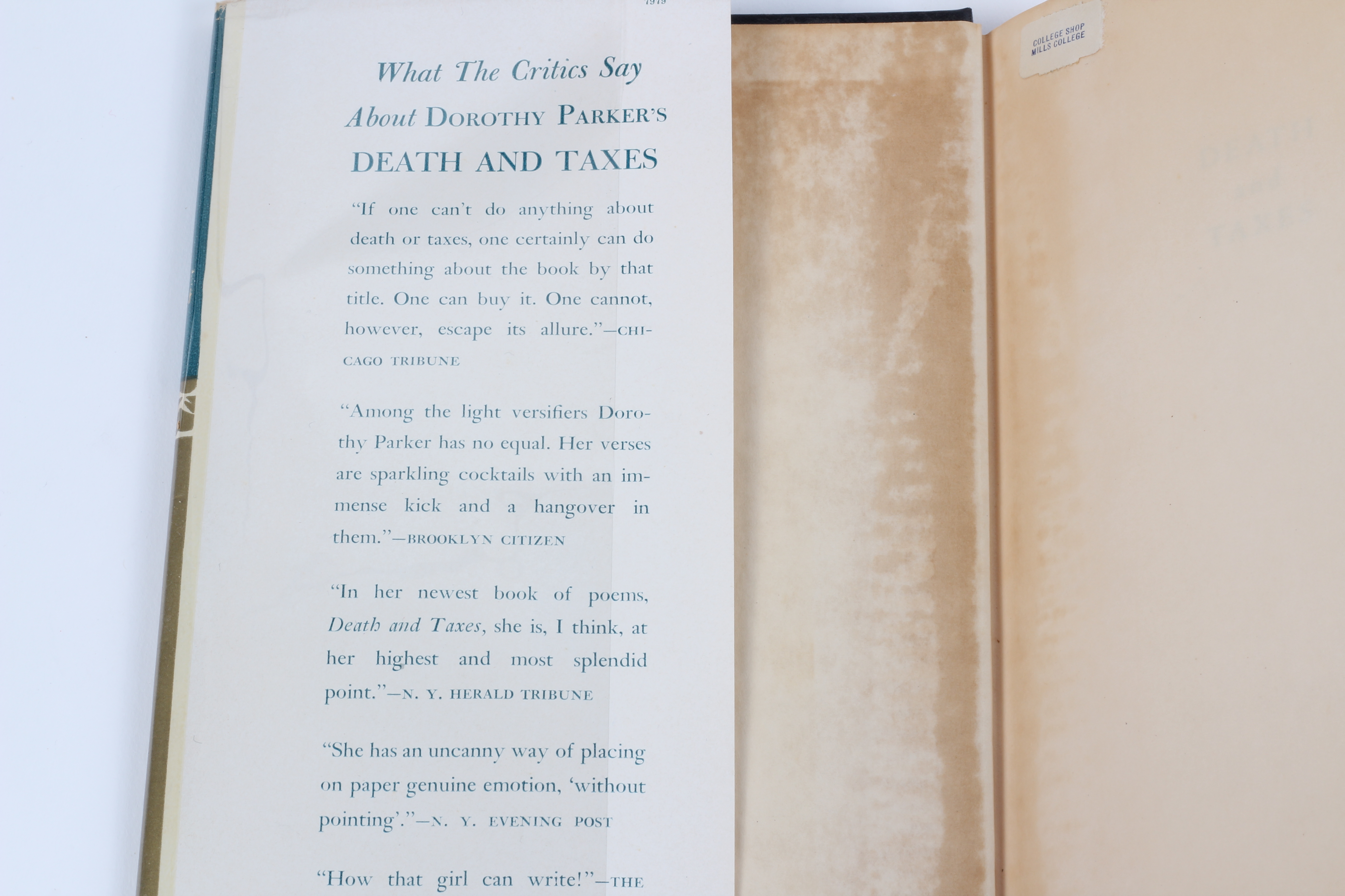 Pair of Dorothy Parker Novels