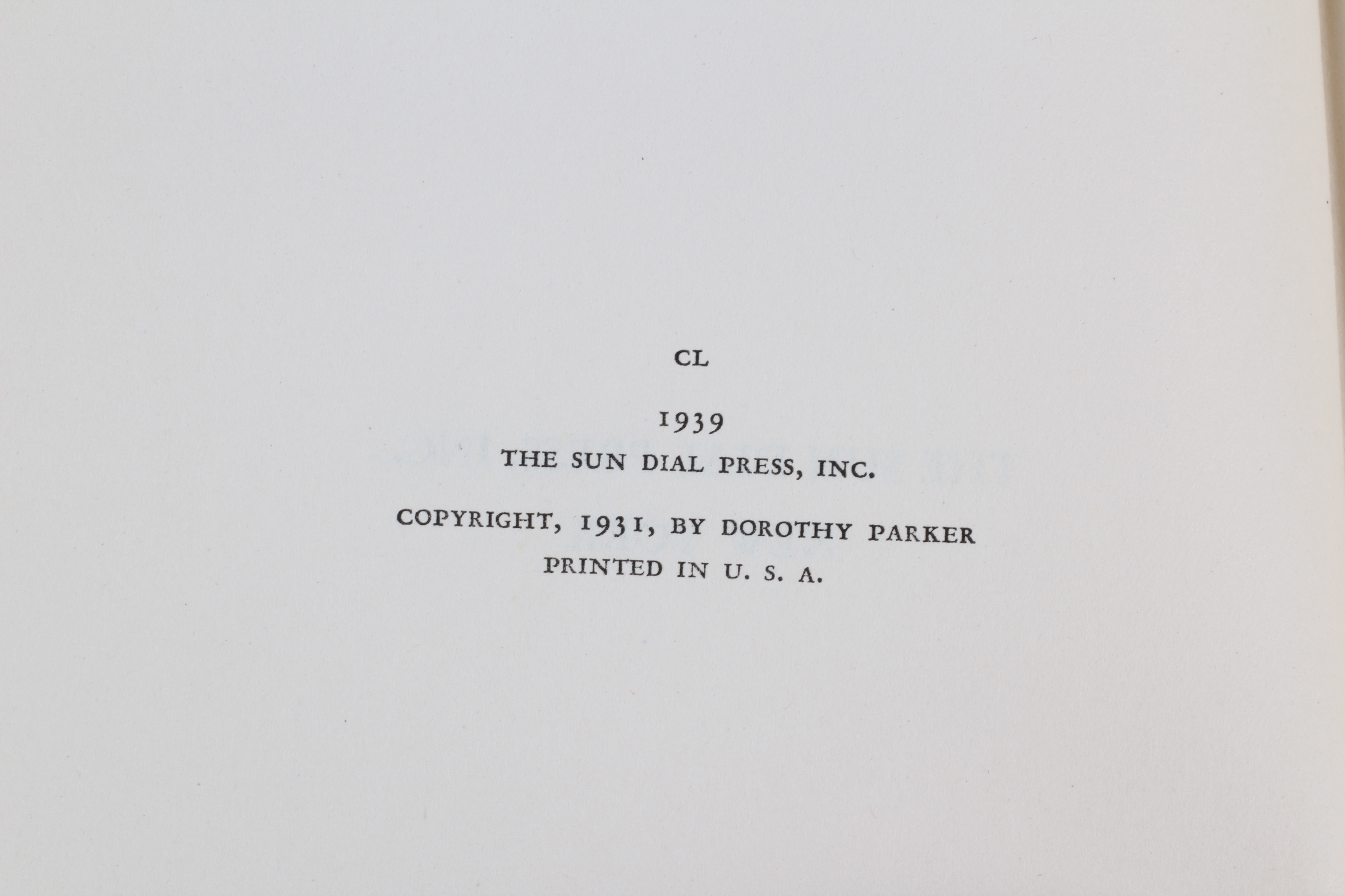 Pair of Dorothy Parker Novels