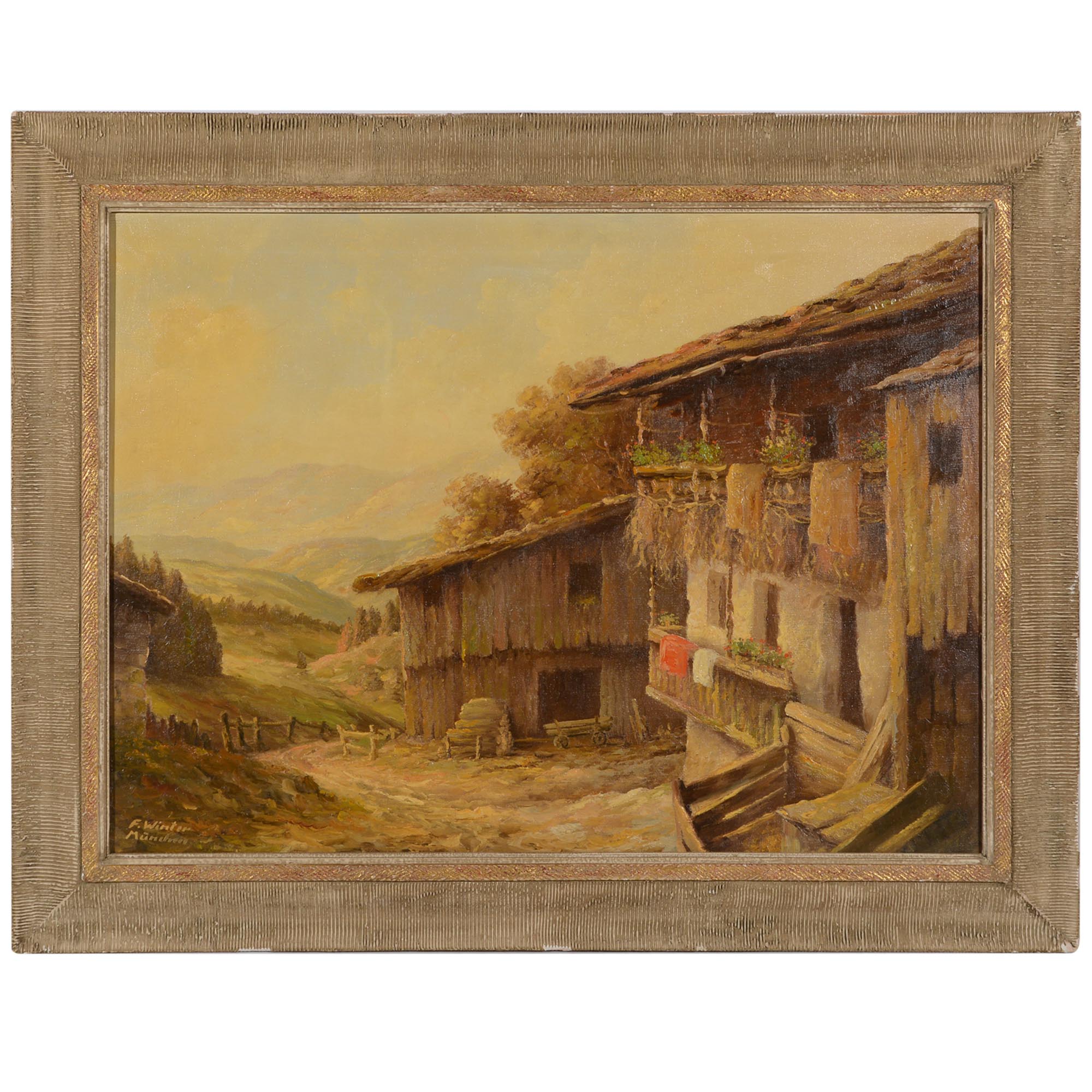 Original Franz Winter Oil Painting
