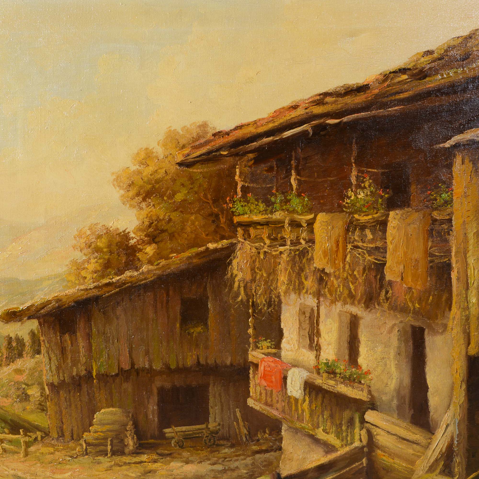 Original Franz Winter Oil Painting