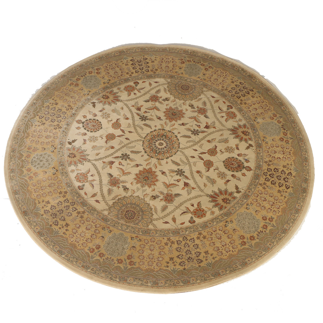 Machine Made Persian Style Round Rug