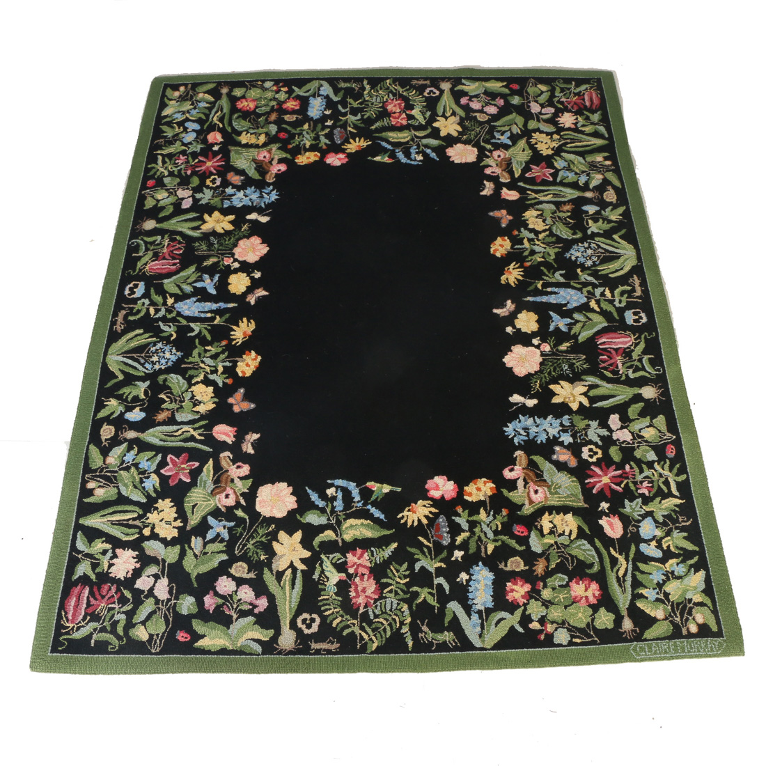 Hand-Hooked Claire Murray Floral Rug