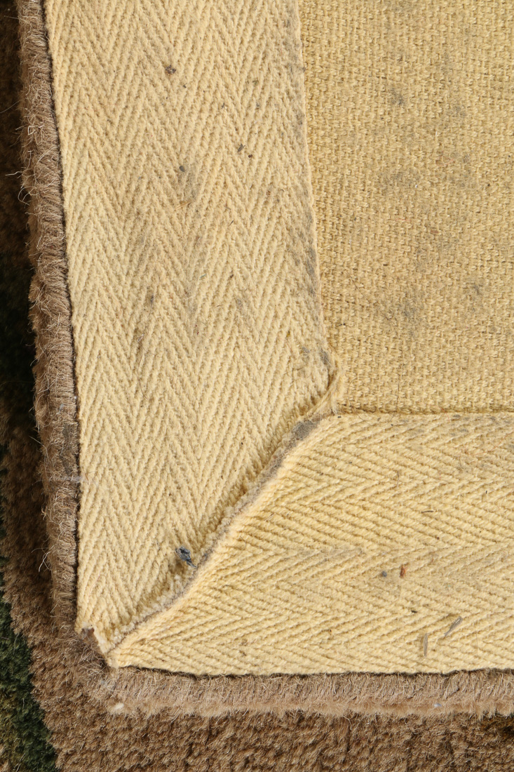 Hand-Tufted Mahdavi Indian Wool Rug