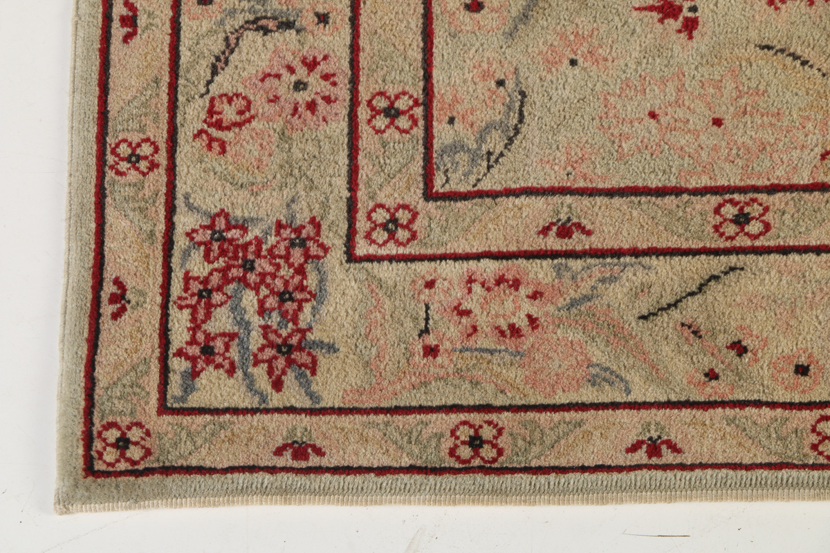 Vintage Hand Knotted Floral Area Rug