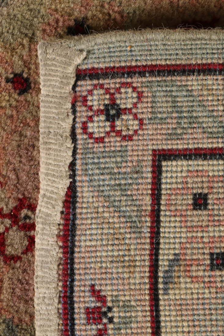 Vintage Hand Knotted Floral Area Rug