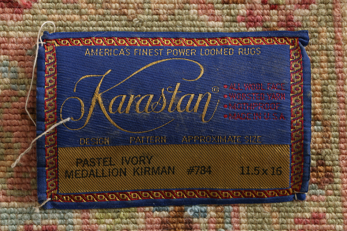 Power Loomed Karastan "Medallion Kirman" Area Rug