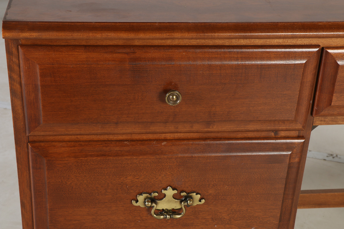 Walnut Stained Wooden Desk