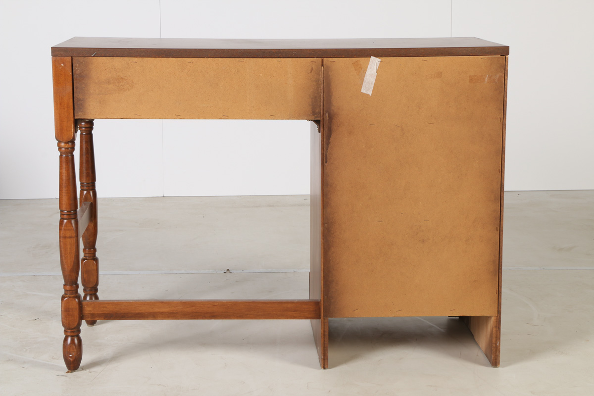 Walnut Stained Wooden Desk