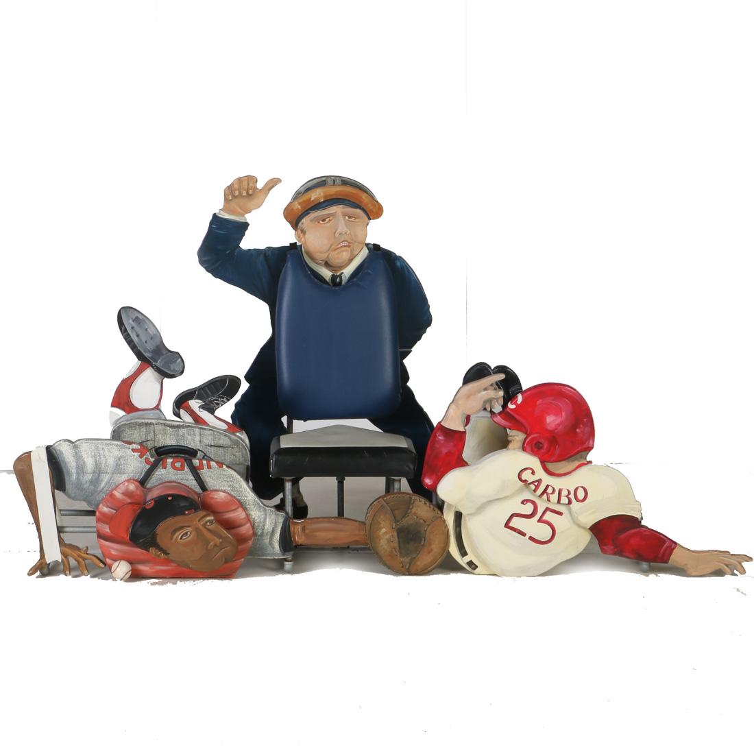 Reds And Orioles Sculpture