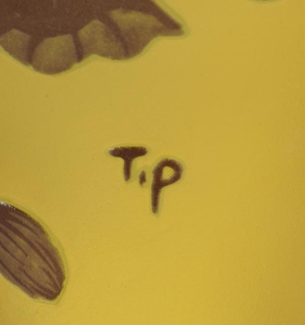 Reproduction Gallé Glass Vase