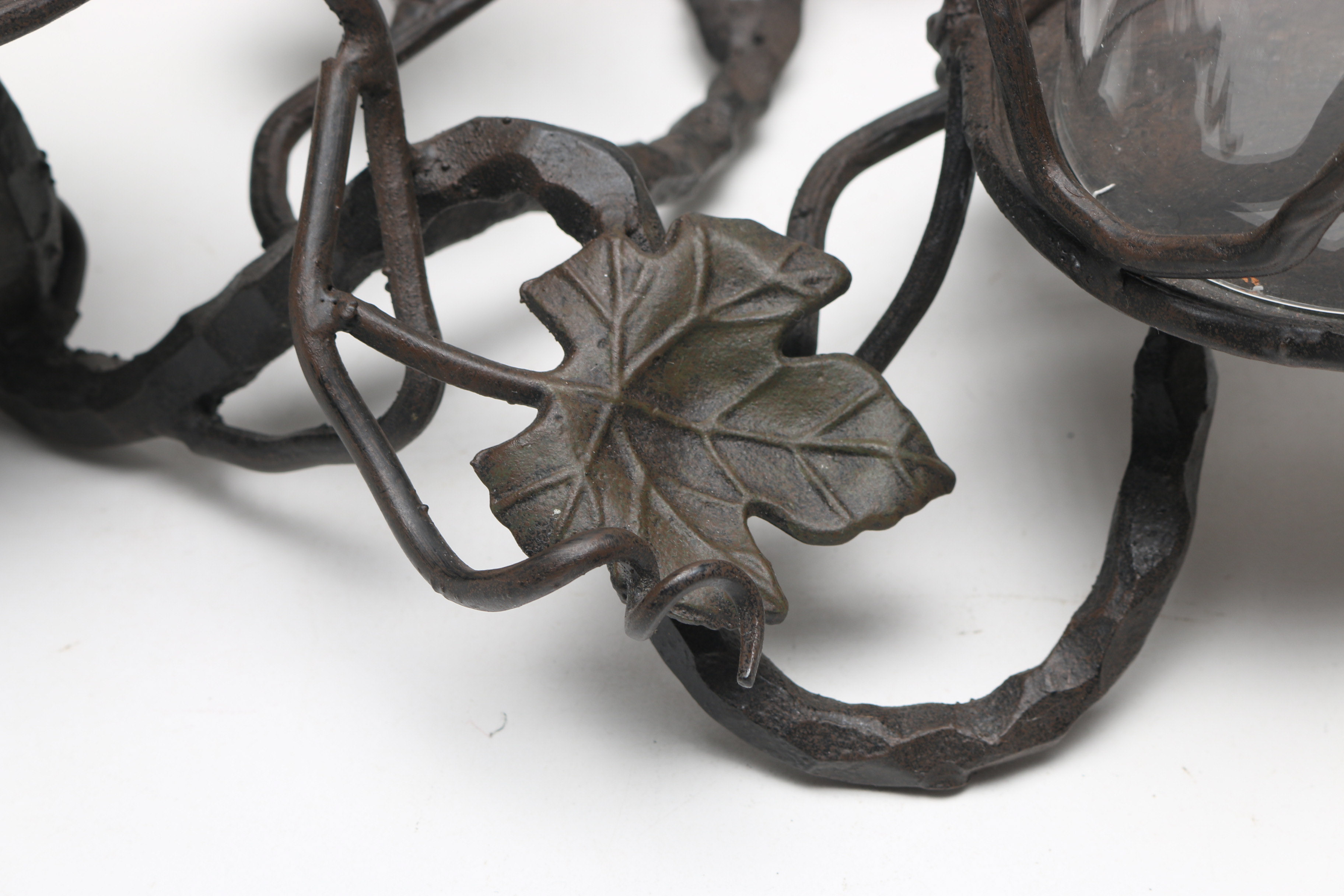 Three Glass Hurricane Shades for Candles