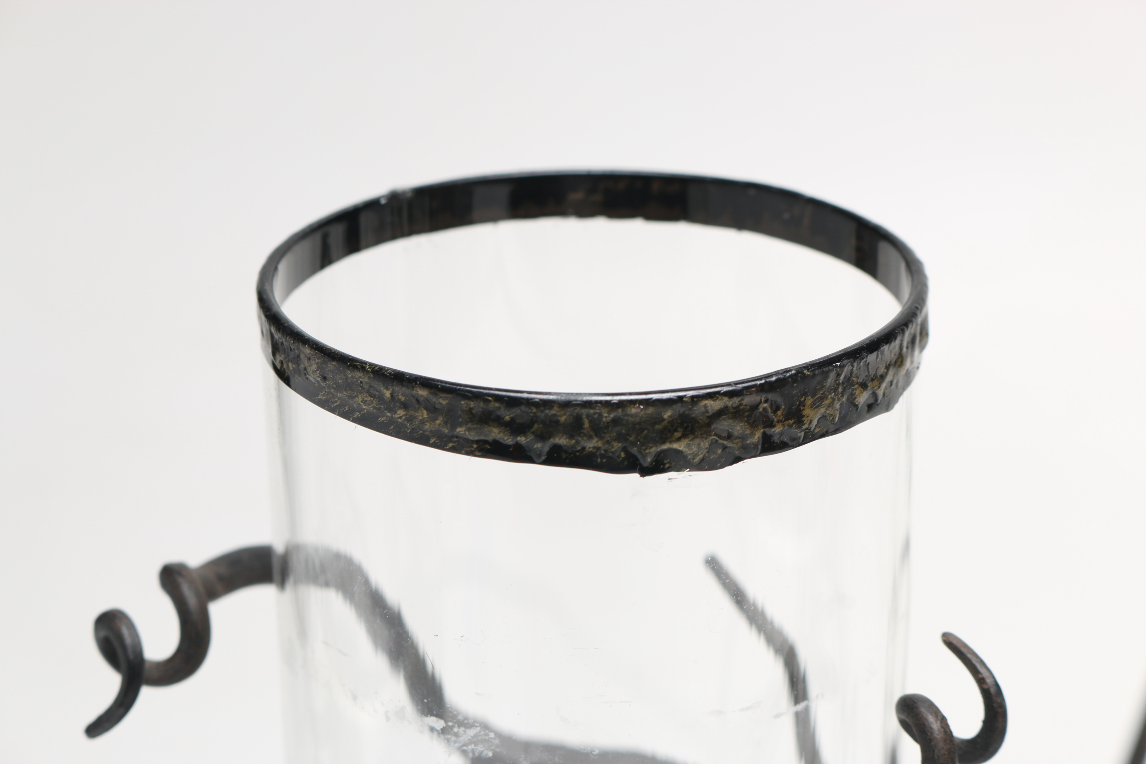 Three Glass Hurricane Shades for Candles