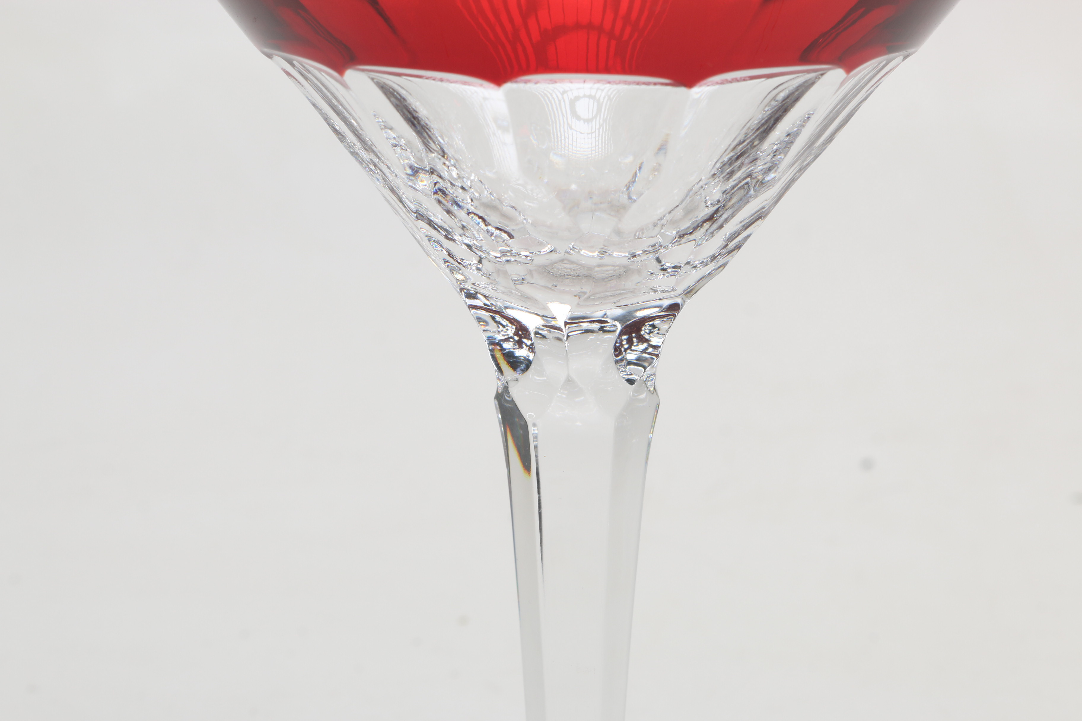 Waterford Ruby Crystal Martini Glasses