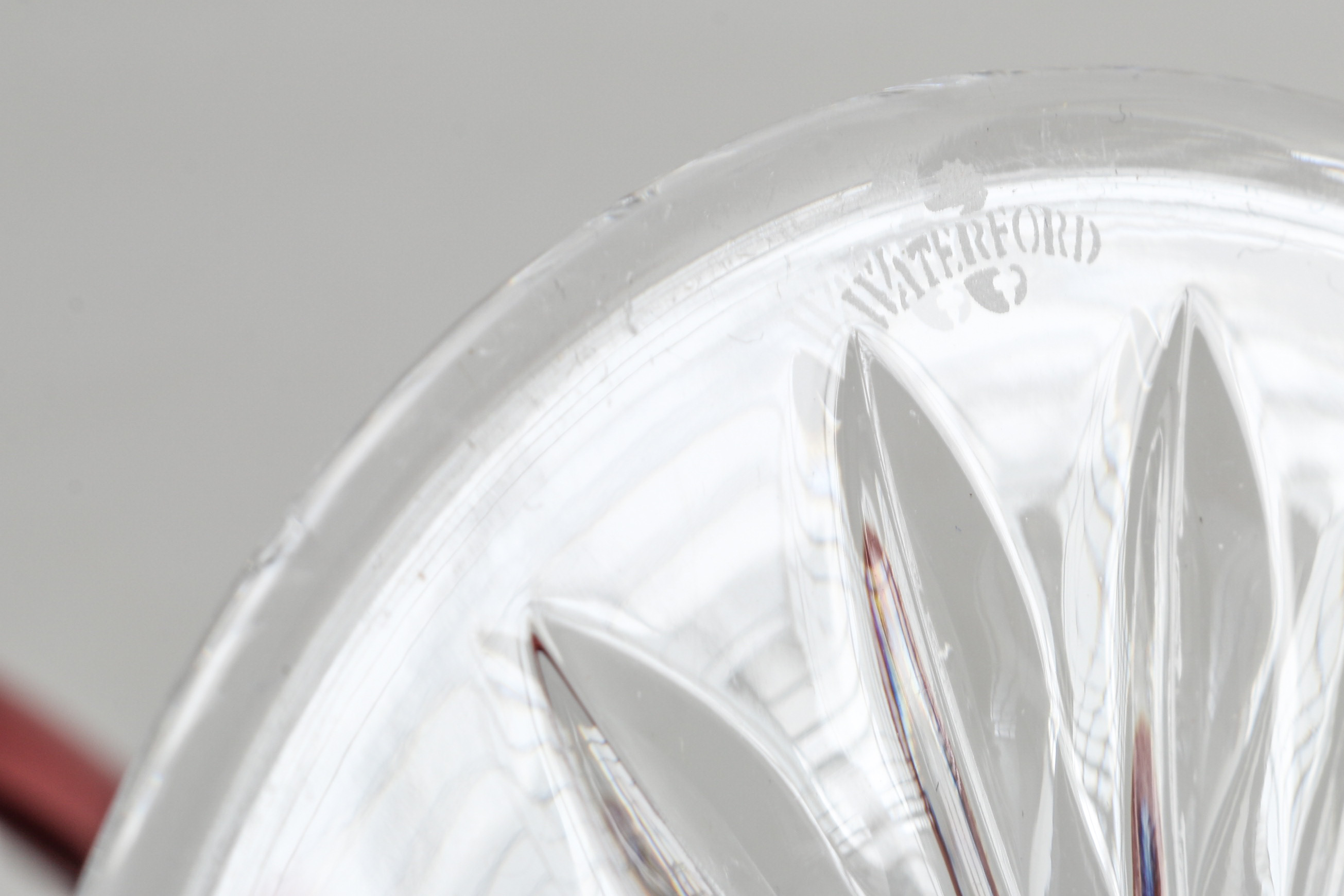 Waterford Ruby Crystal Martini Glasses