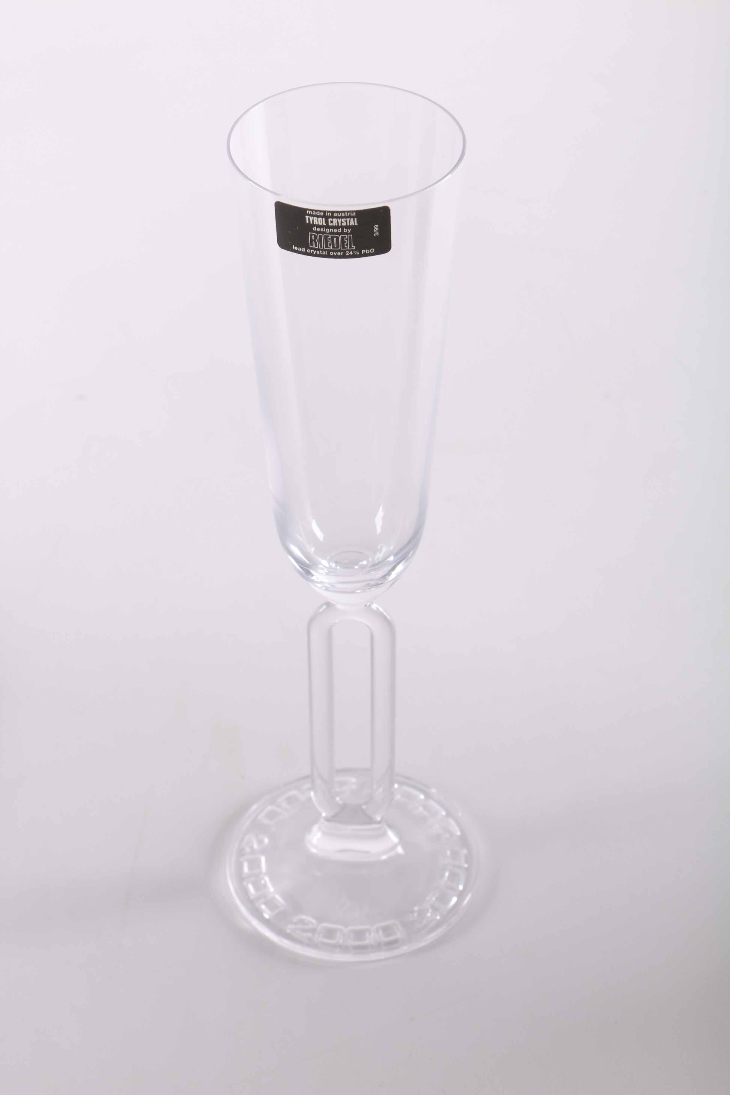 Riedel Tyrol Crystal New Years Champagne Glasses