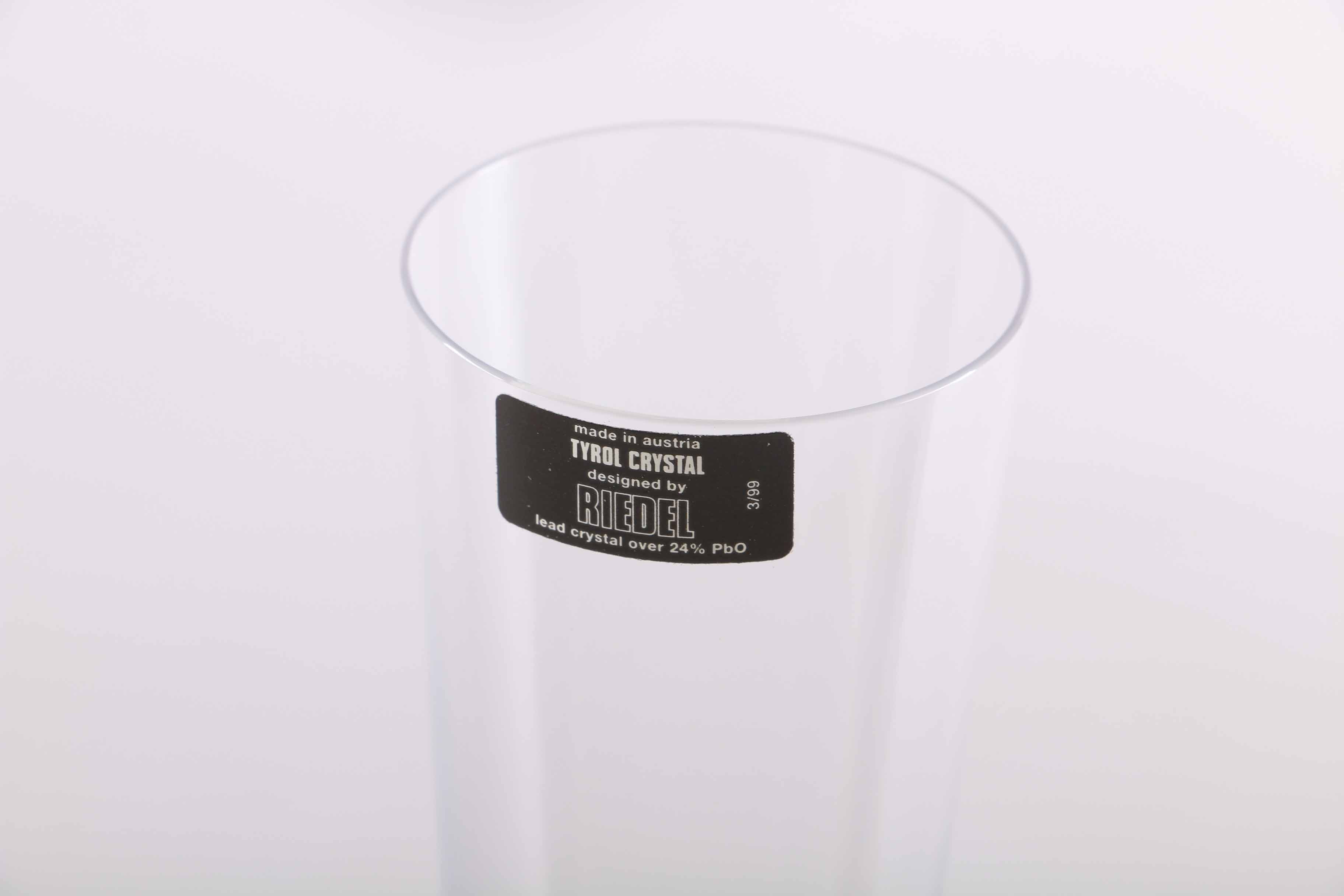 Riedel Tyrol Crystal New Years Champagne Glasses