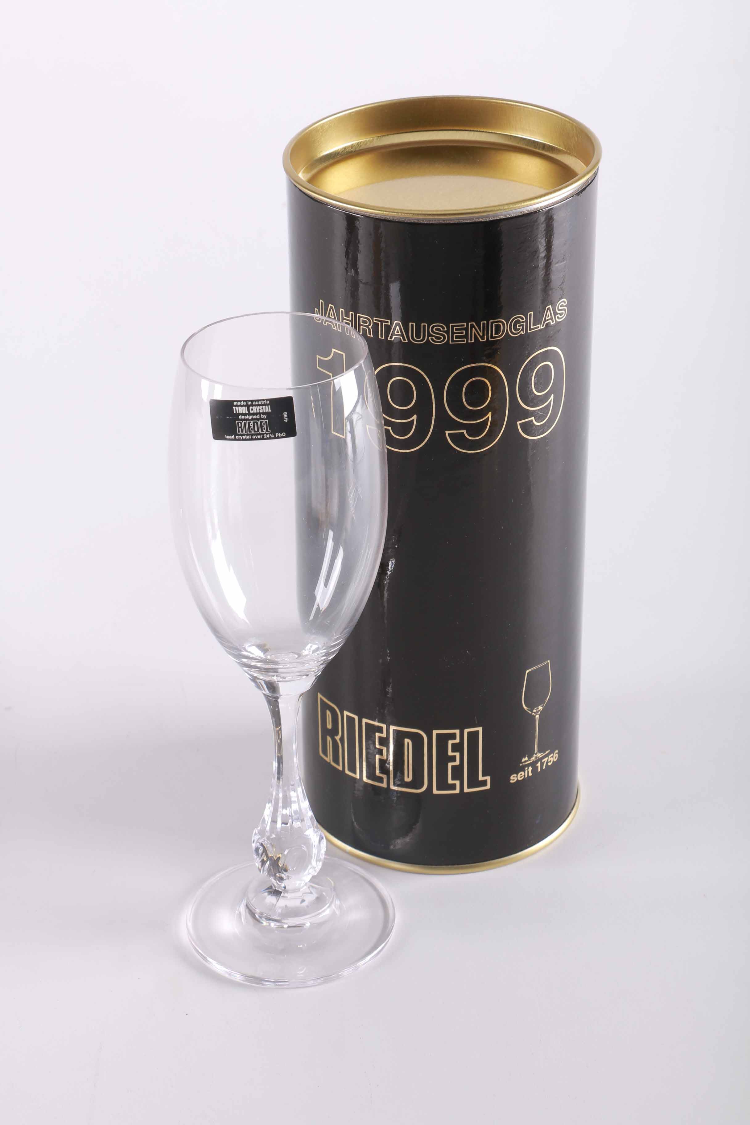 Riedel Tyrol Crystal New Years Champagne Glasses