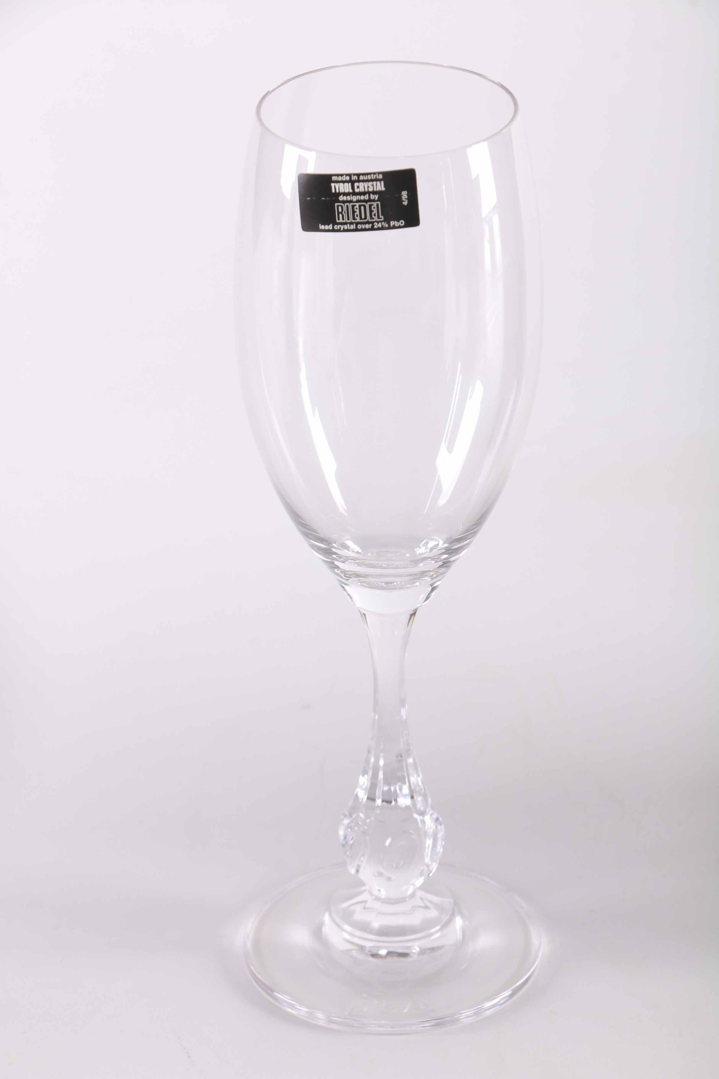 Riedel Tyrol Crystal New Years Champagne Glasses