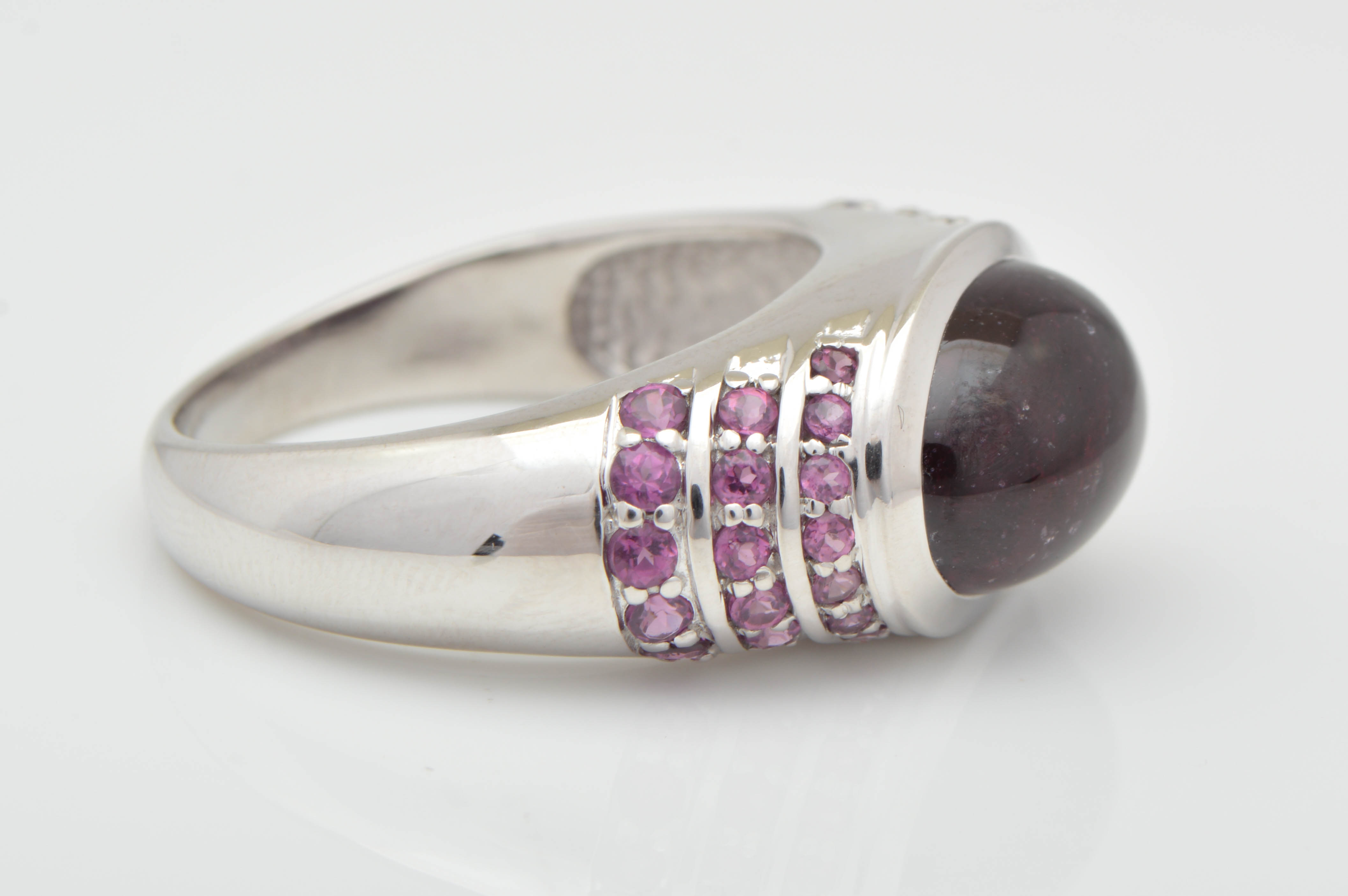 Sterling Silver and Rhodonite Ring