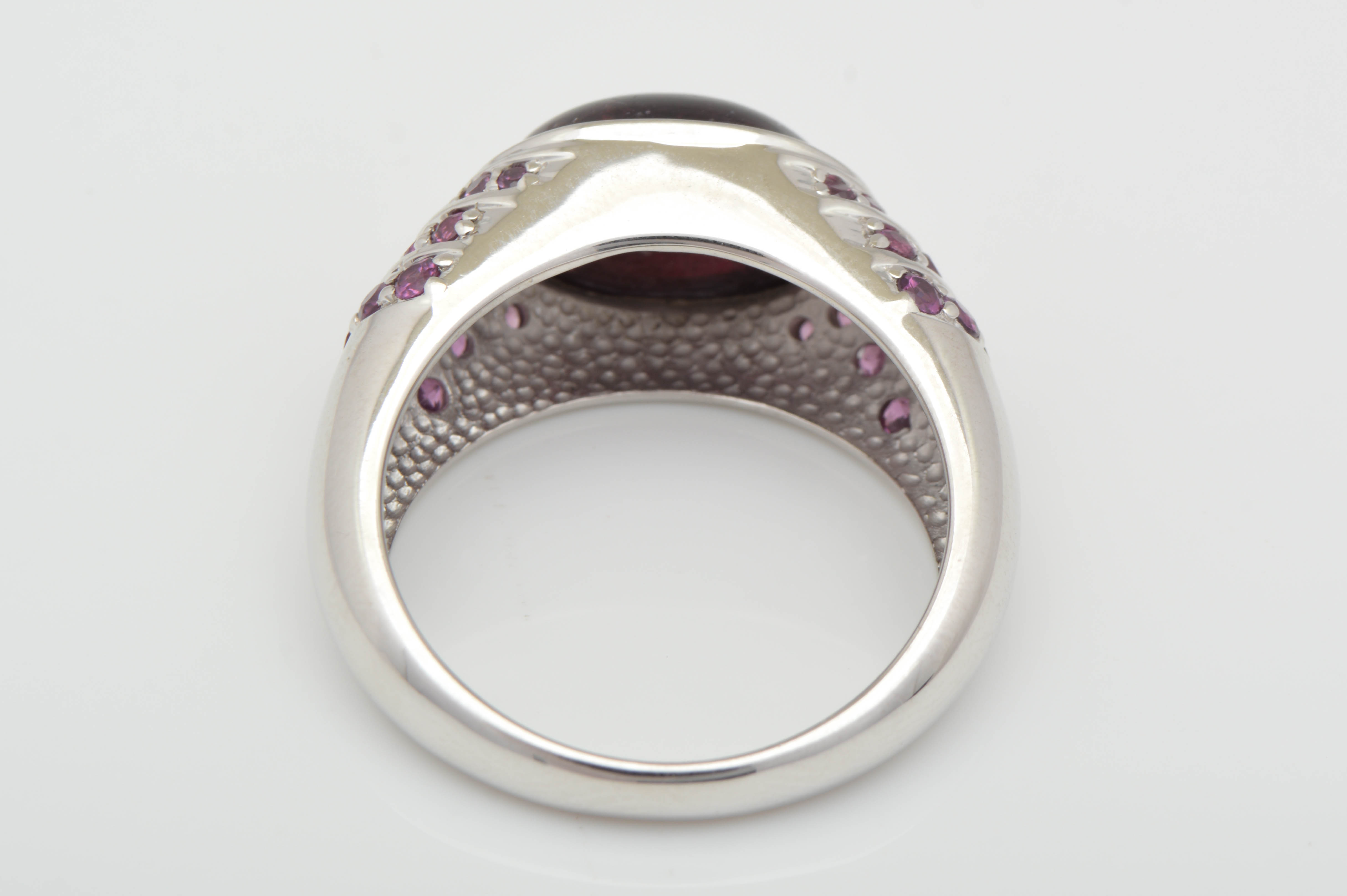 Sterling Silver and Rhodonite Ring