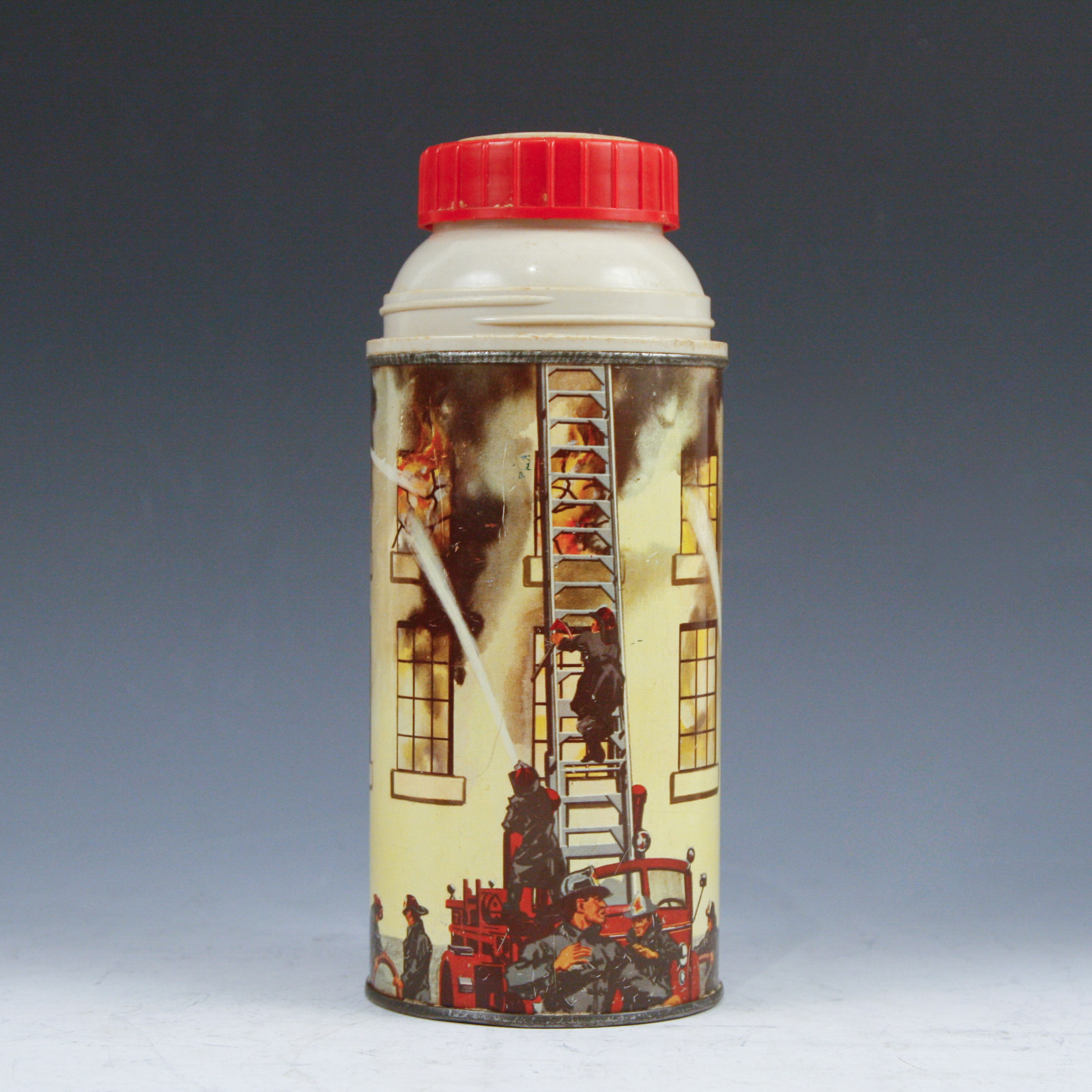 Vintage Firefighter Thermos, Circa 1959
